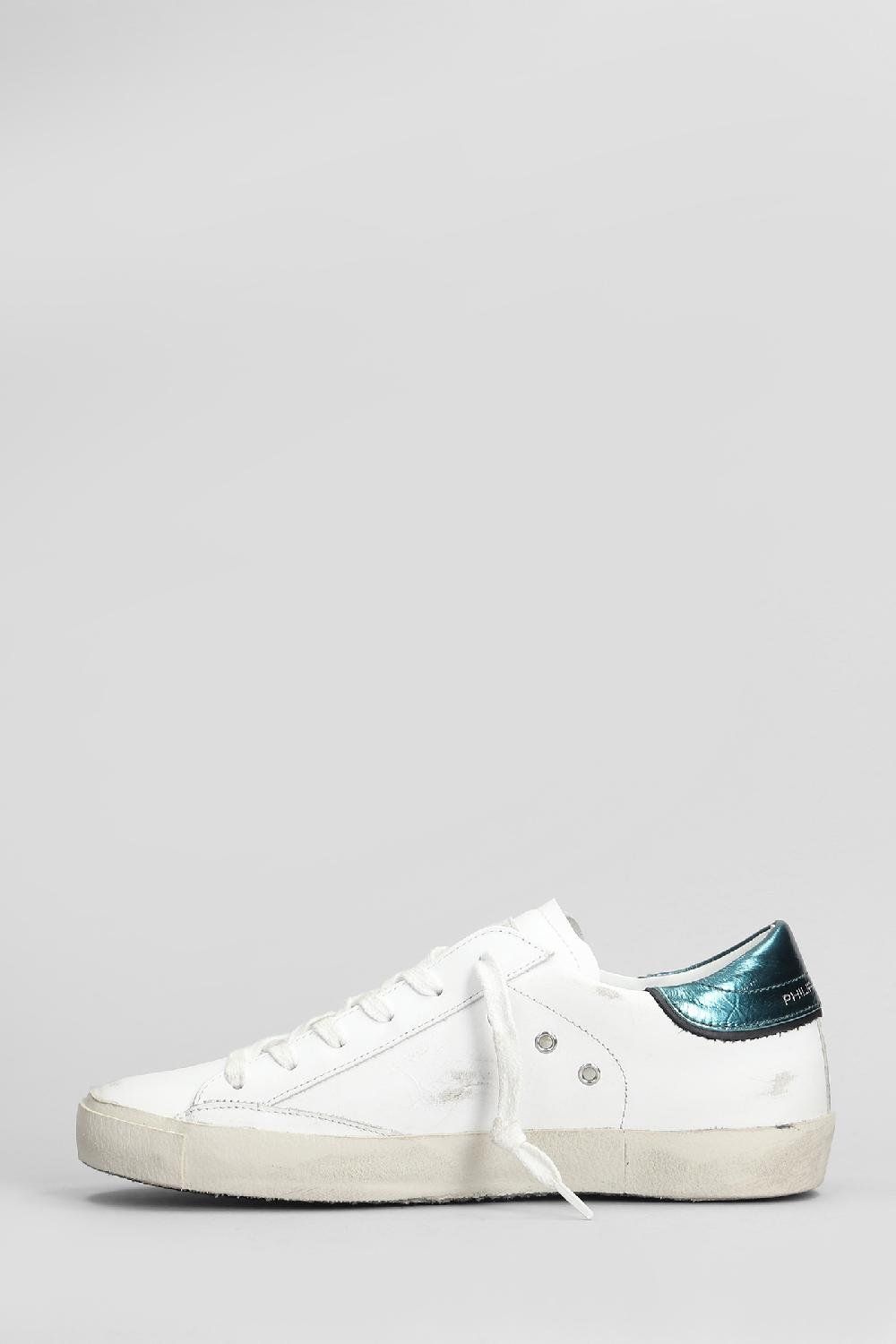Deliberti Philippe Model Sneakers Prsx Low In Pelle Bianca Cod. 407784 - Deliberti The Luxury Shopping