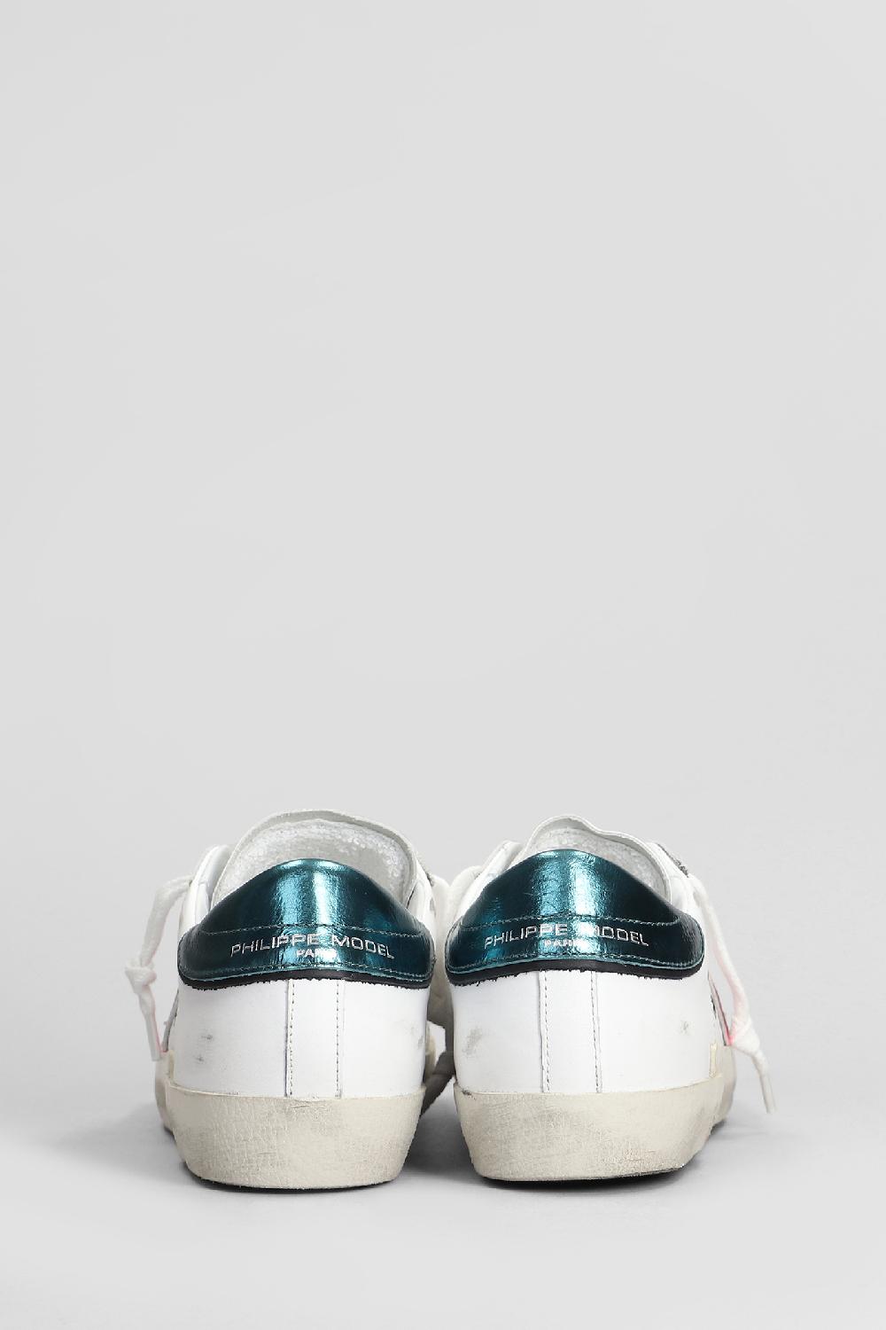 Deliberti Philippe Model Sneakers Prsx Low In Pelle Bianca Cod. 407784 - Deliberti The Luxury Shopping