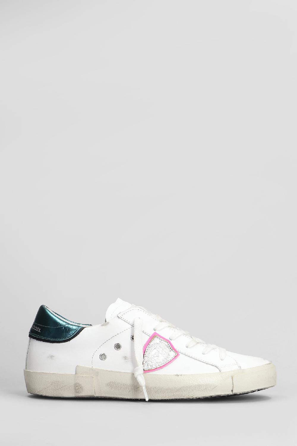 Deliberti Philippe Model Sneakers prsx low in pelle bianca cod. 407784 - Deliberti The Luxury Shopping