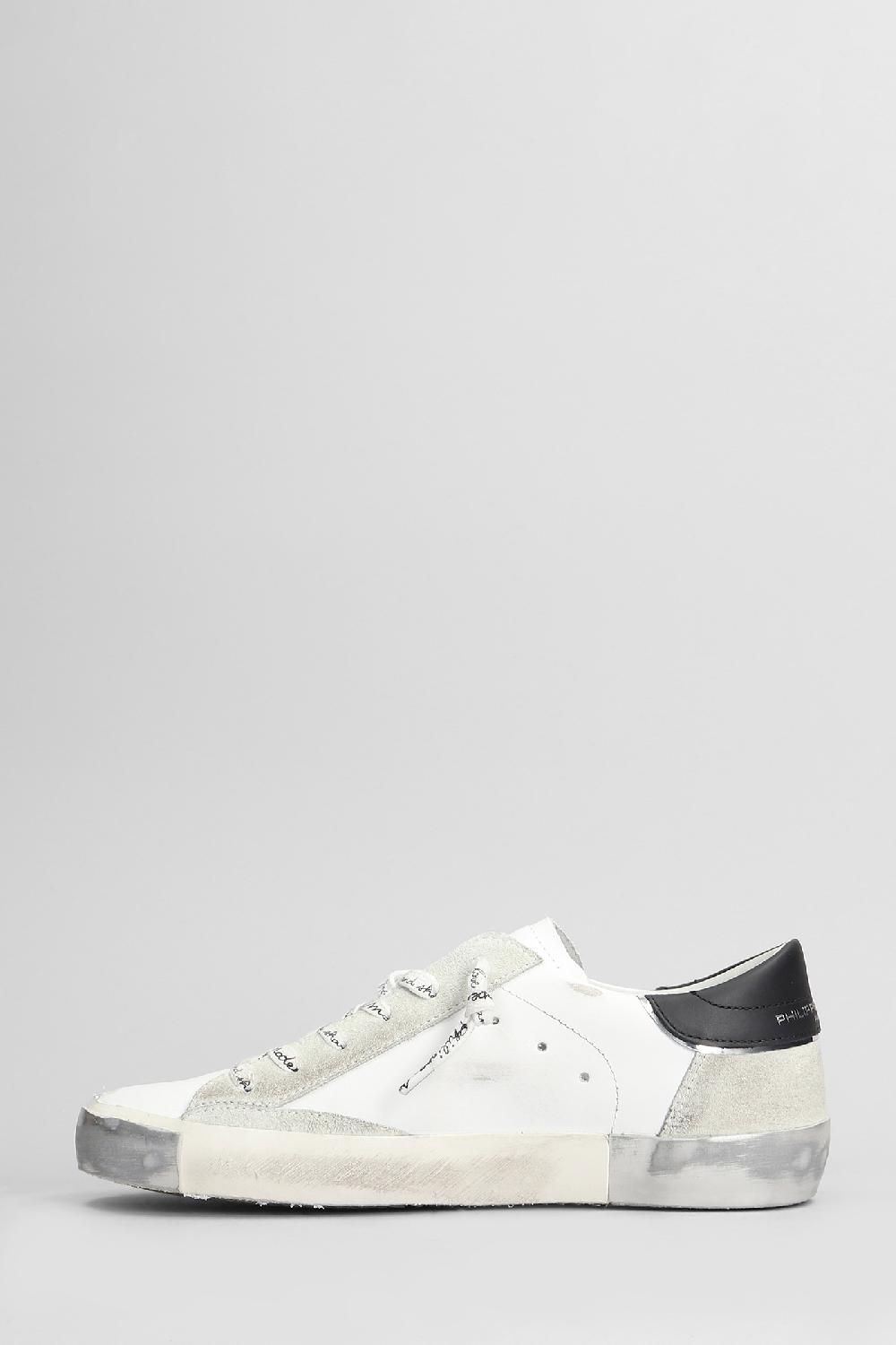 Deliberti Philippe Model Sneakers Prsx Low In Pelle Bianca Cod. 407788 - Deliberti The Luxury Shopping
