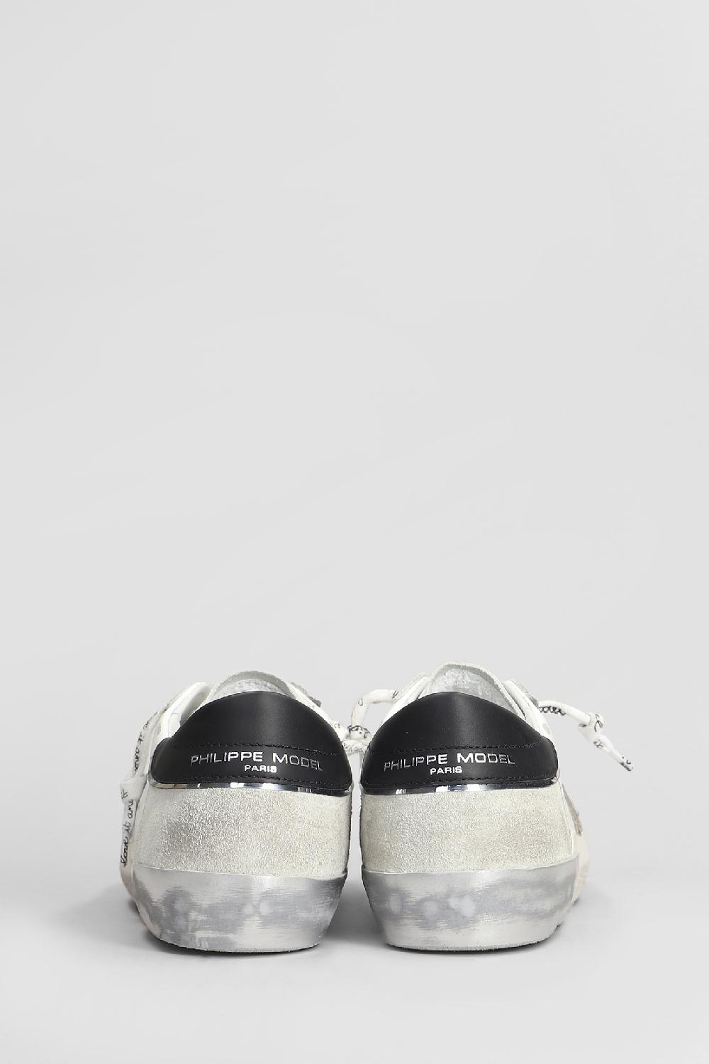 Deliberti Philippe Model Sneakers Prsx Low In Pelle Bianca Cod. 407788 - Deliberti The Luxury Shopping