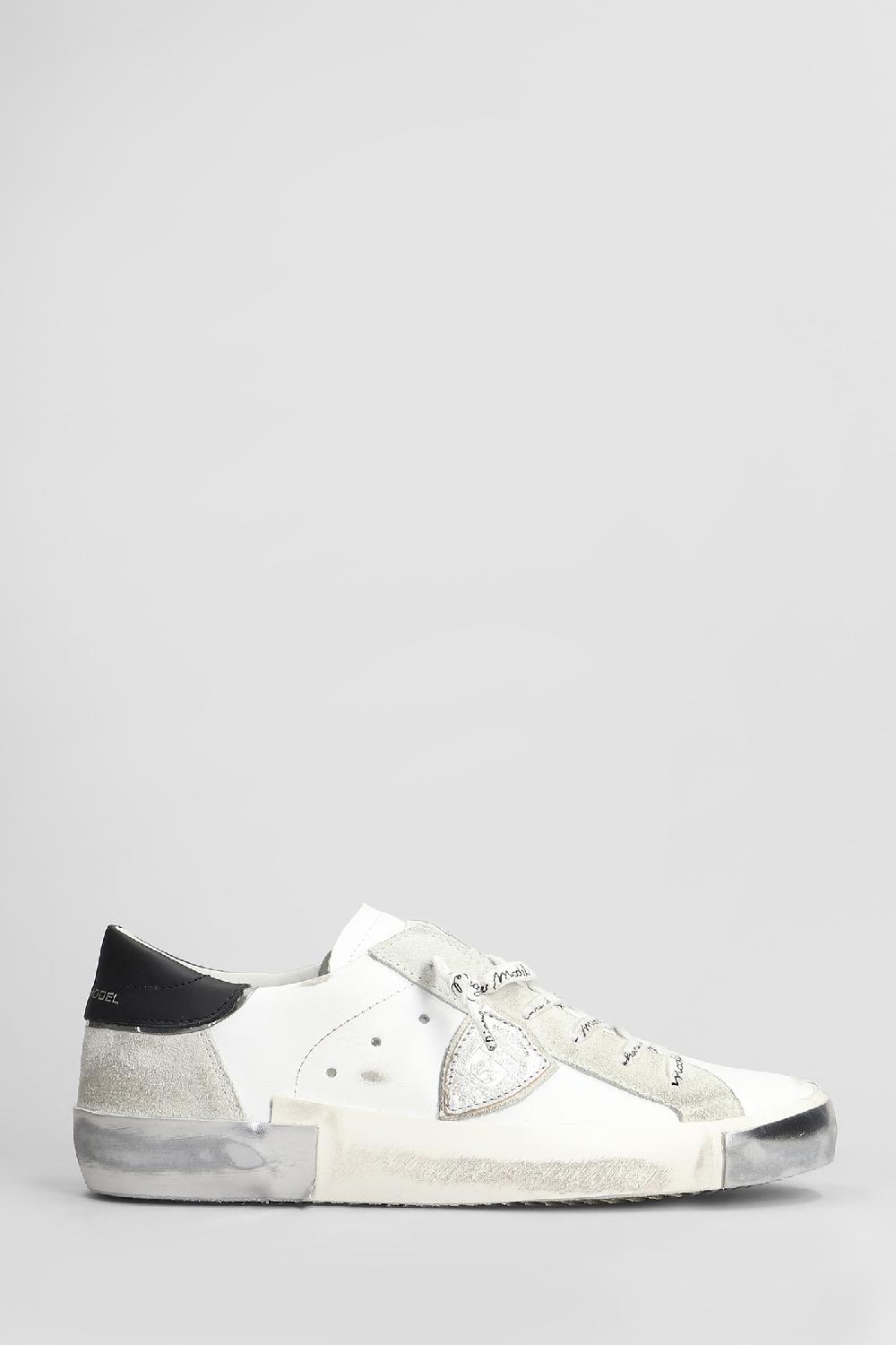 Deliberti Philippe Model Sneakers prsx low in pelle bianca cod. 407788 - Deliberti The Luxury Shopping