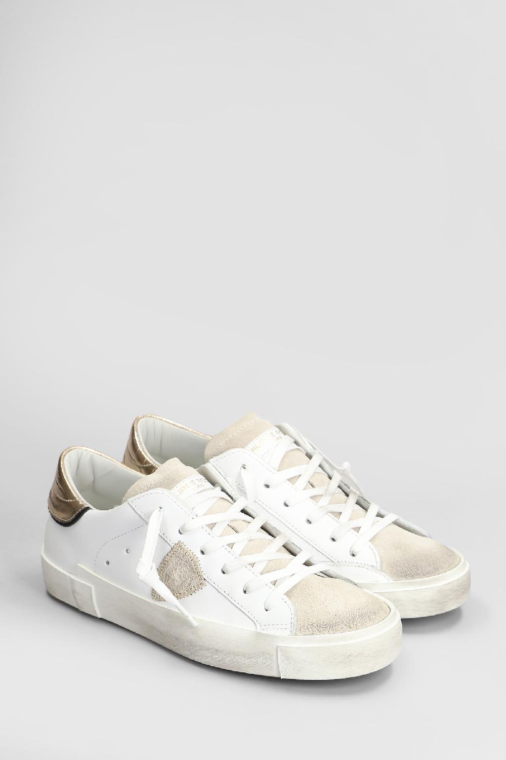 Deliberti Philippe Model Sneakers Prsx Low In Pelle Bianca Cod. 407789 - Deliberti The Luxury Shopping