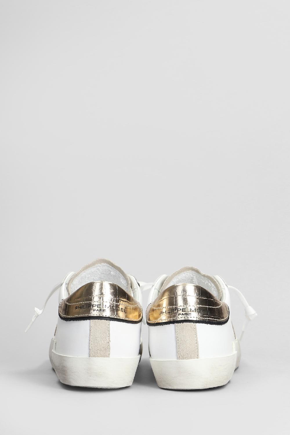 Deliberti Philippe Model Sneakers Prsx Low In Pelle Bianca Cod. 407789 - Deliberti The Luxury Shopping