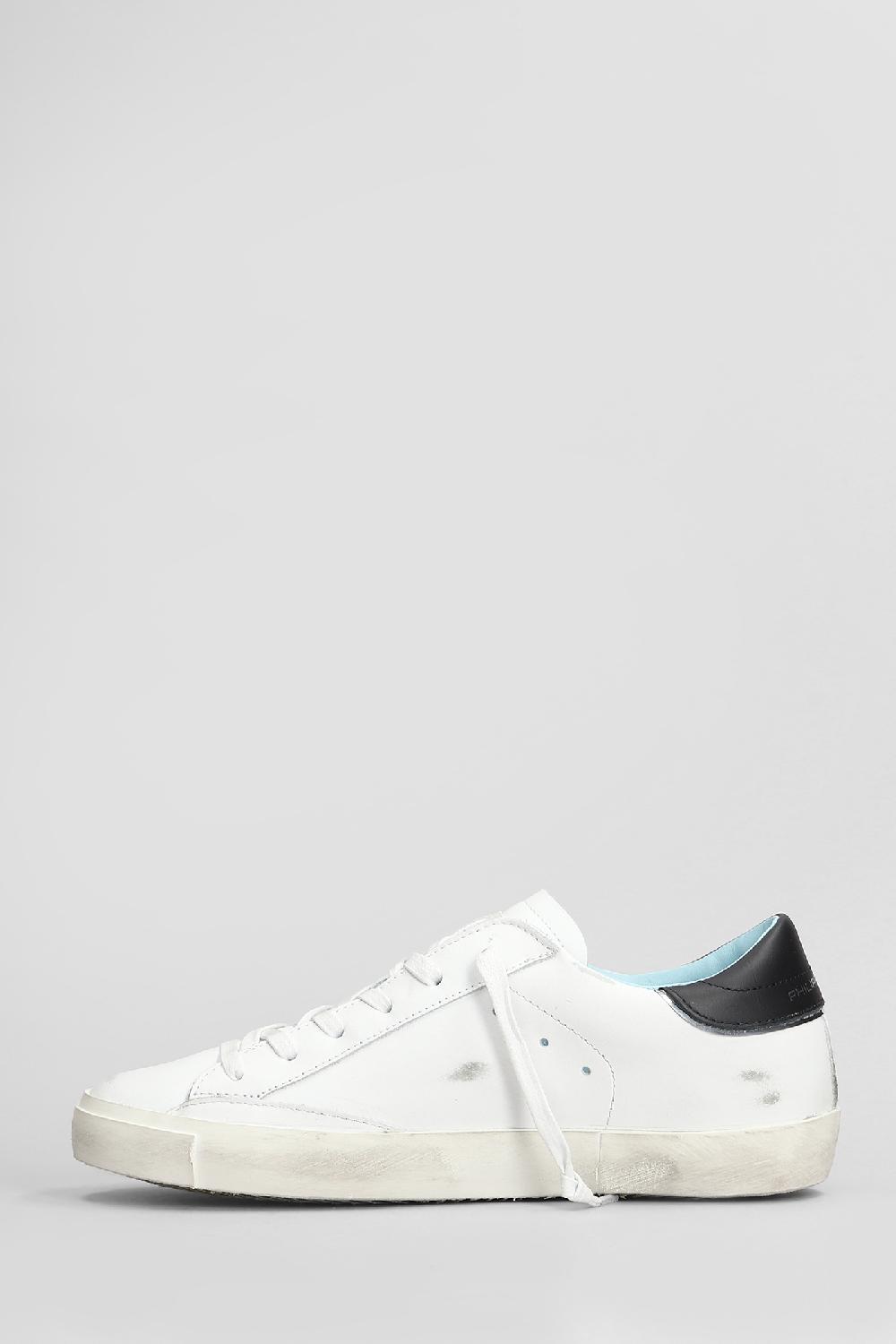 Deliberti Philippe Model Sneakers Prsx Low In Pelle Bianca Cod. 407792 - Deliberti The Luxury Shopping