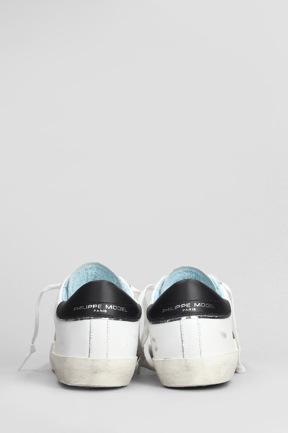 Deliberti Philippe Model Sneakers Prsx Low In Pelle Bianca Cod. 407792 - Deliberti The Luxury Shopping