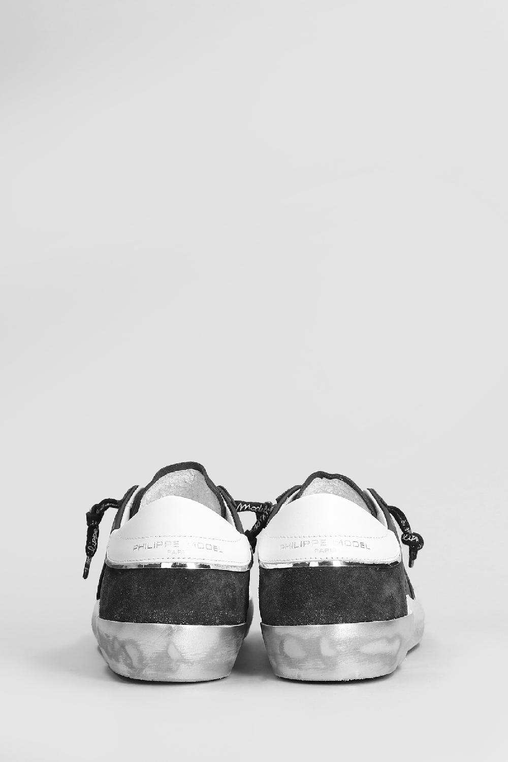 Deliberti Philippe Model Sneakers Prsx Low In Pelle Nera Cod. 407787 - Deliberti The Luxury Shopping