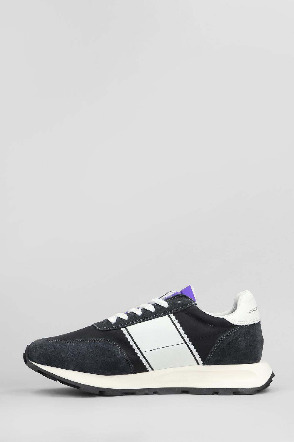 Deliberti Philippe Model Sneakers Tour Low In Camoscio E Tessuto Nero Cod. 407800 - Deliberti The Luxury Shopping