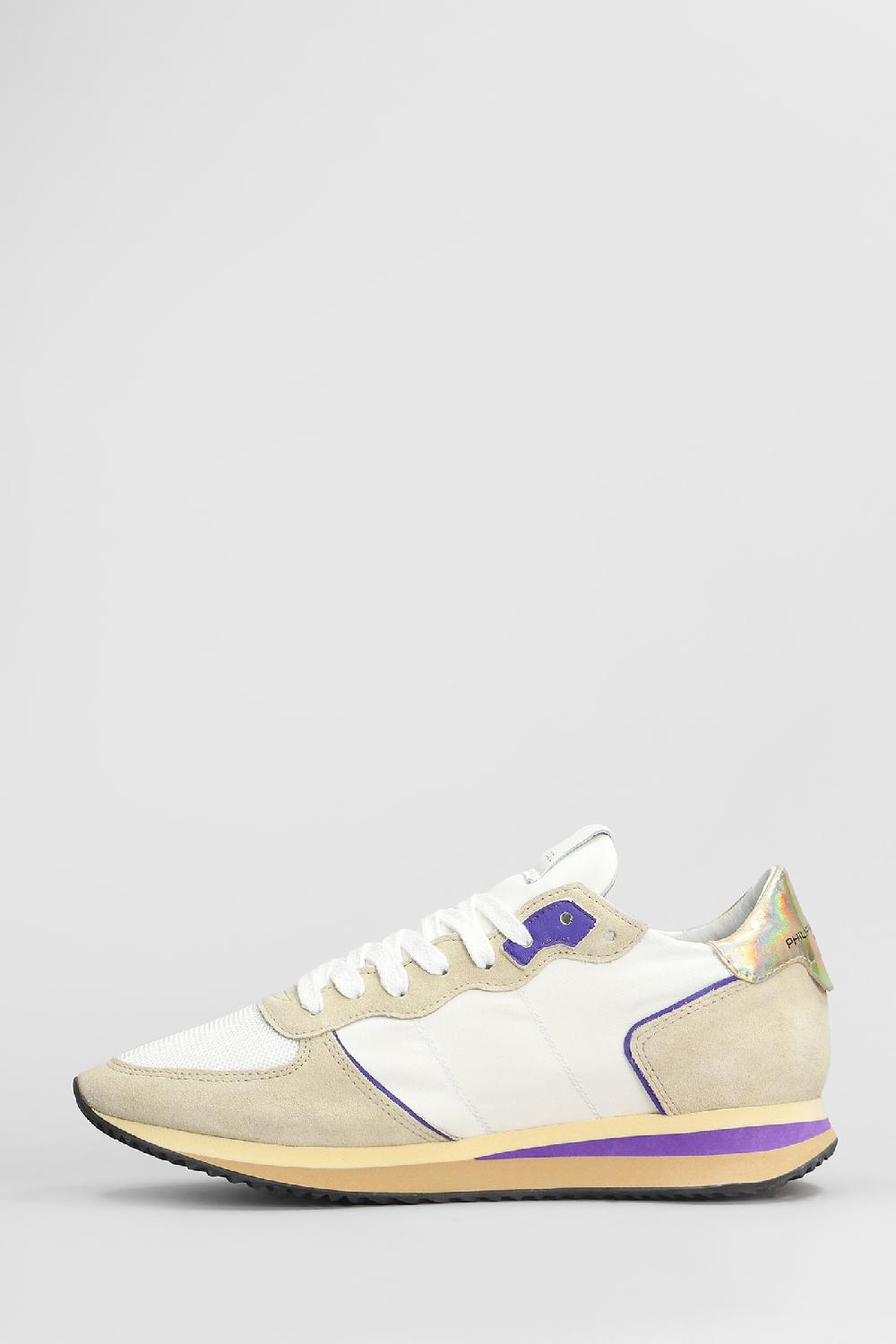 Deliberti Philippe Model Sneakers Trpx Low In Camoscio E Tessuto Beige Cod. 407785 - Deliberti The Luxury Shopping
