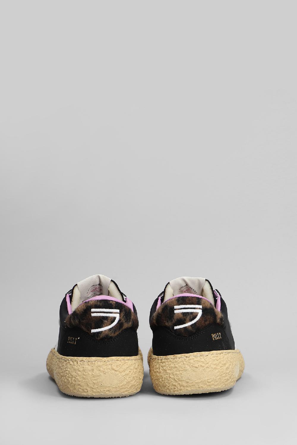 Deliberti Puraai Sneakers Furry In Nabuk Nero Cod. 410187 - Deliberti The Luxury Shopping
