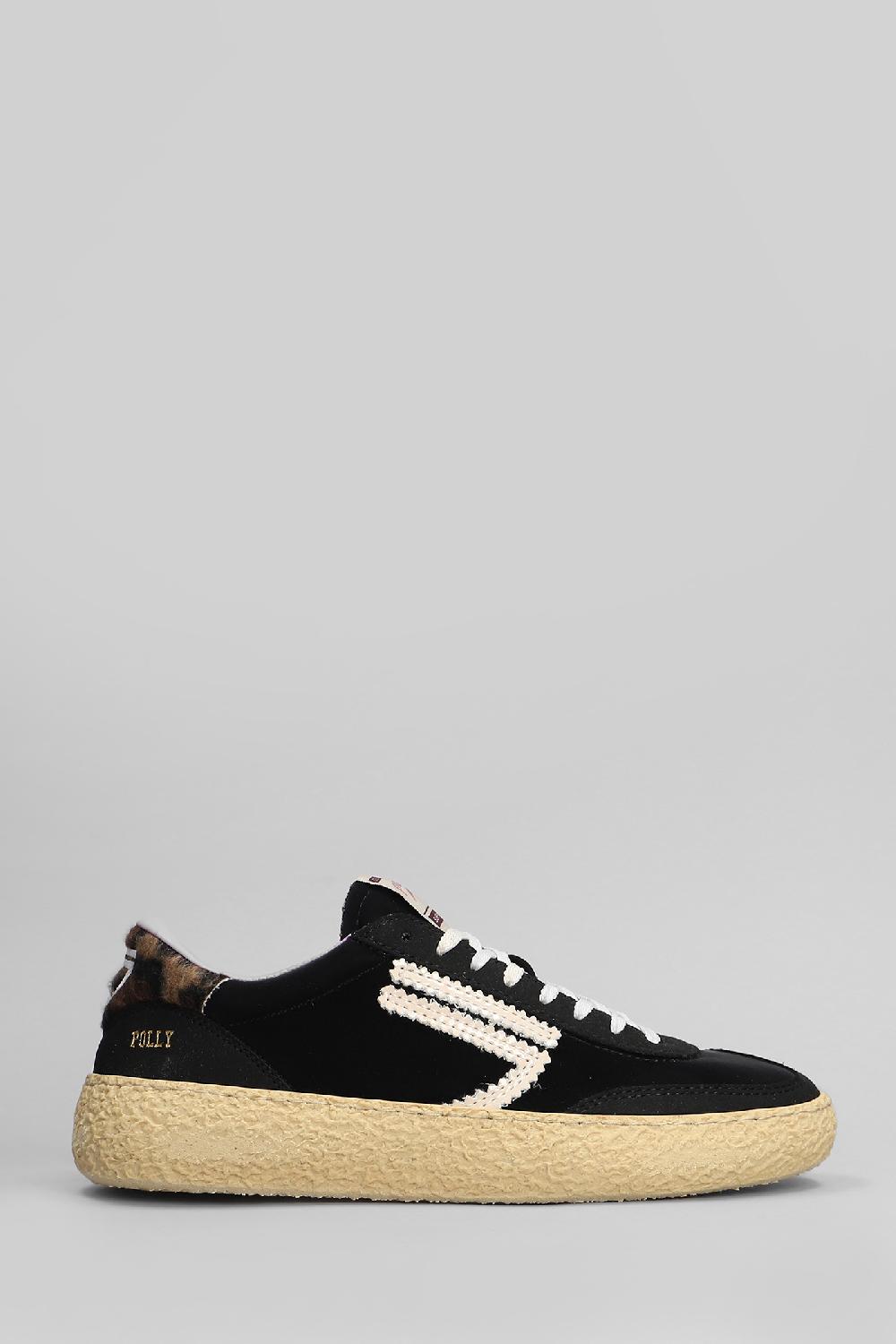 Deliberti Puraai Sneakers furry in nabuk nero cod. 410187 - Deliberti The Luxury Shopping