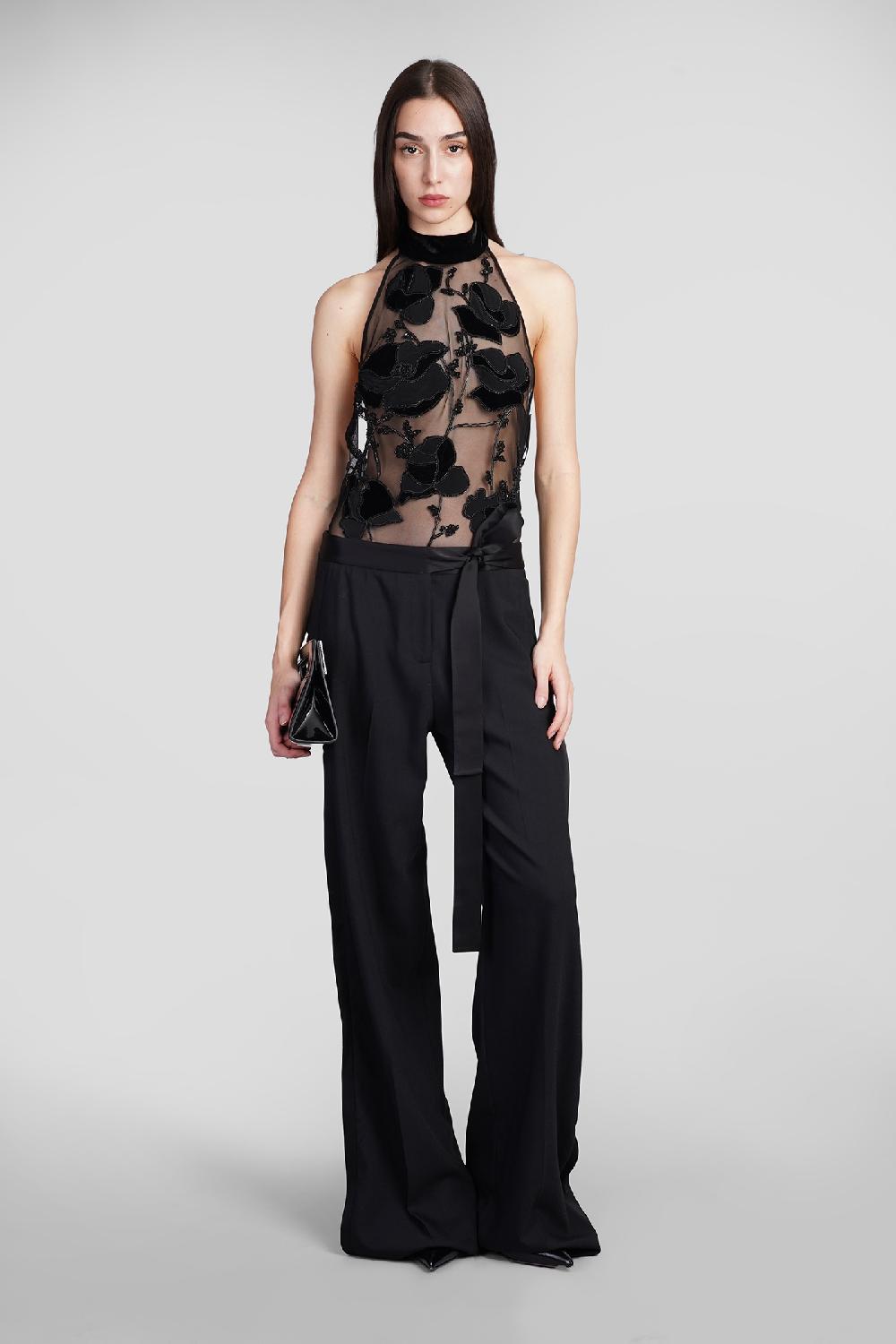 Deliberti Retrofete Body Shirin In Viscosa Nera Cod. 409830 - Deliberti The Luxury Shopping