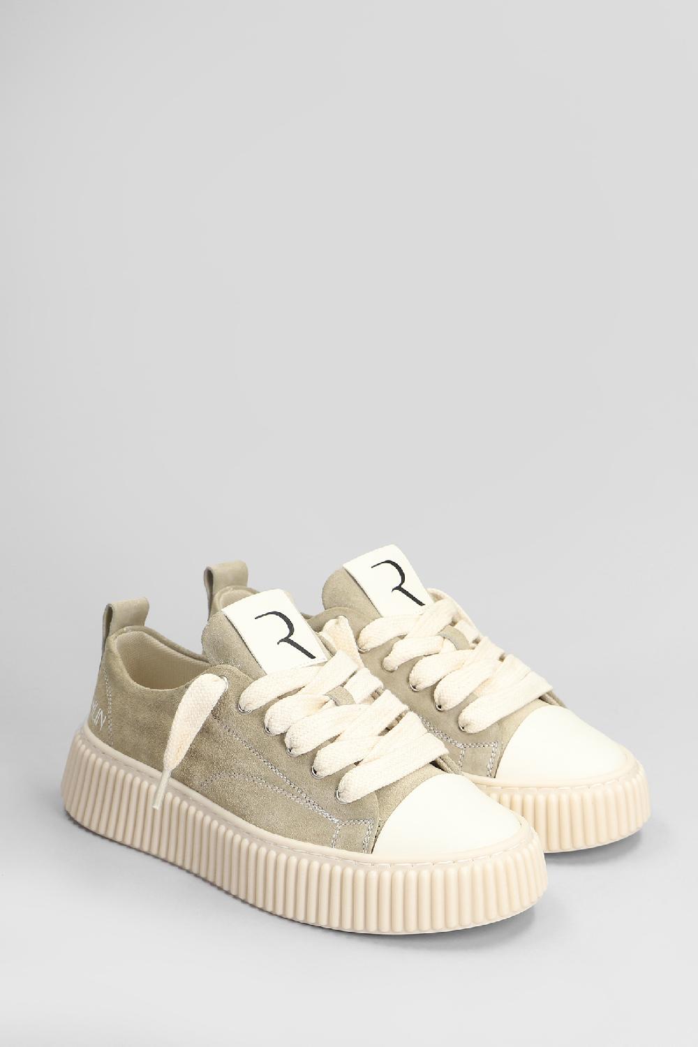 Deliberti Rhun Sneakers In Camoscio Beige Cod. 407667 - Deliberti The Luxury Shopping