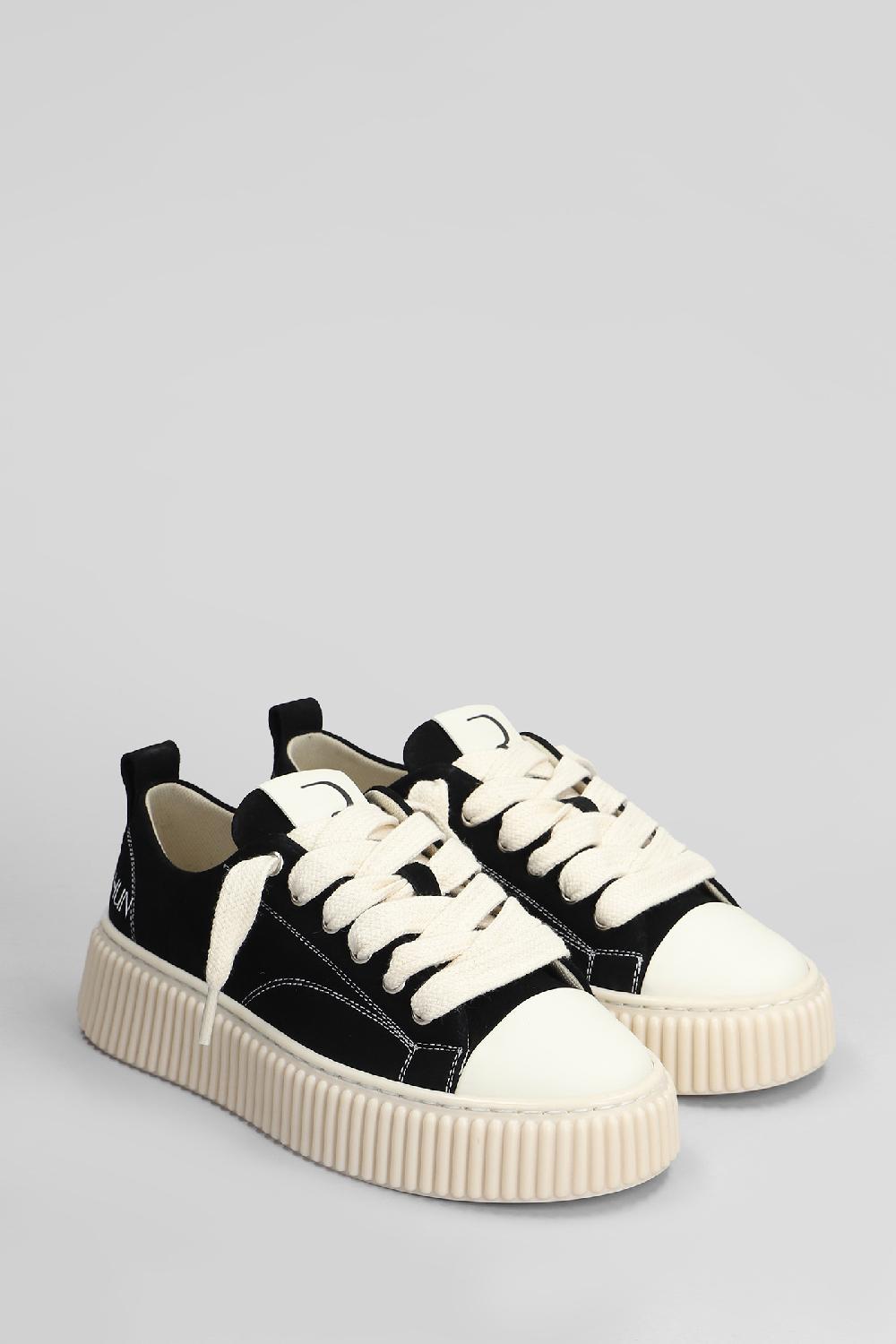 Deliberti Rhun Sneakers In Camoscio Nero Cod. 407668 - Deliberti The Luxury Shopping