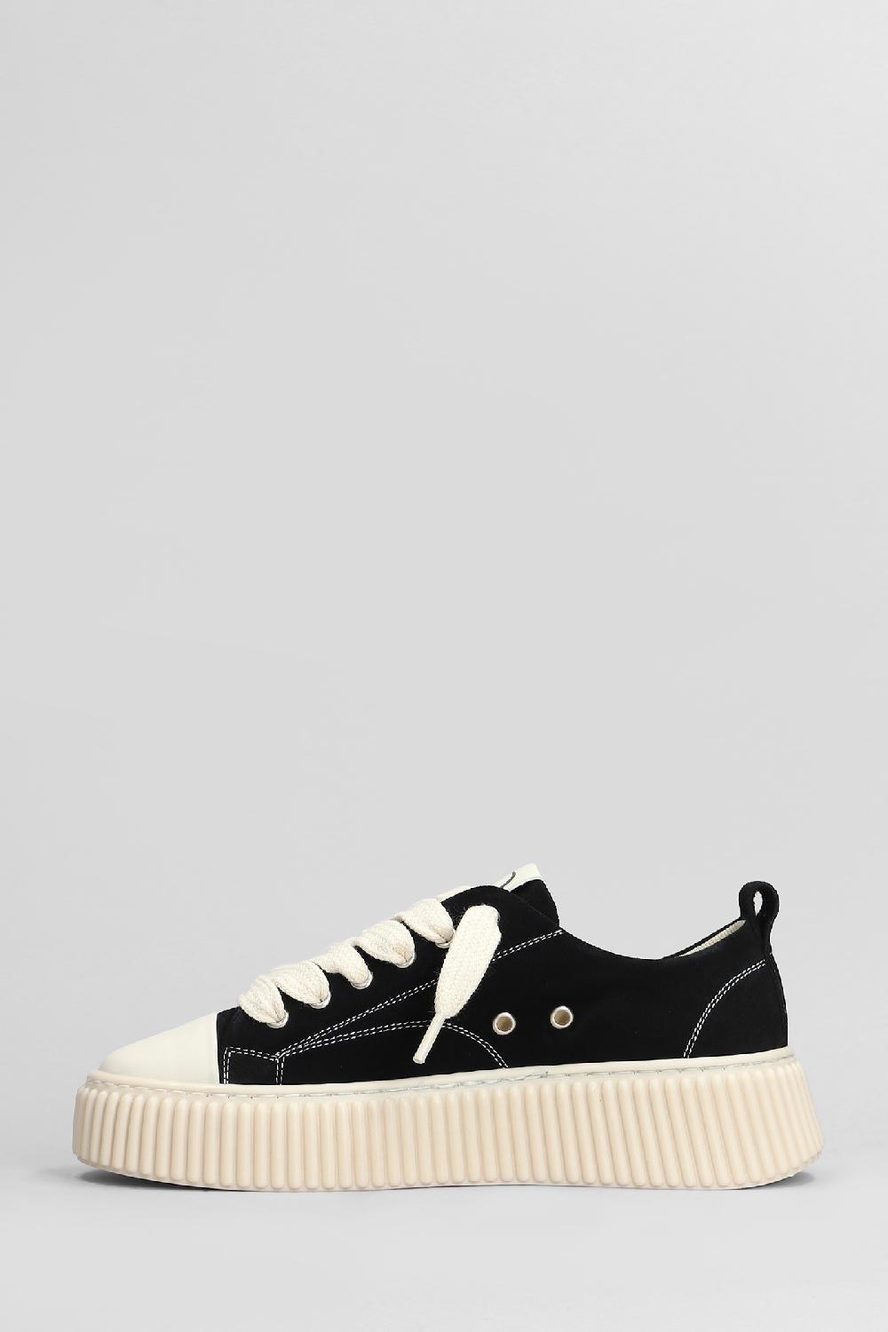 Deliberti Rhun Sneakers In Camoscio Nero Cod. 407668 - Deliberti The Luxury Shopping