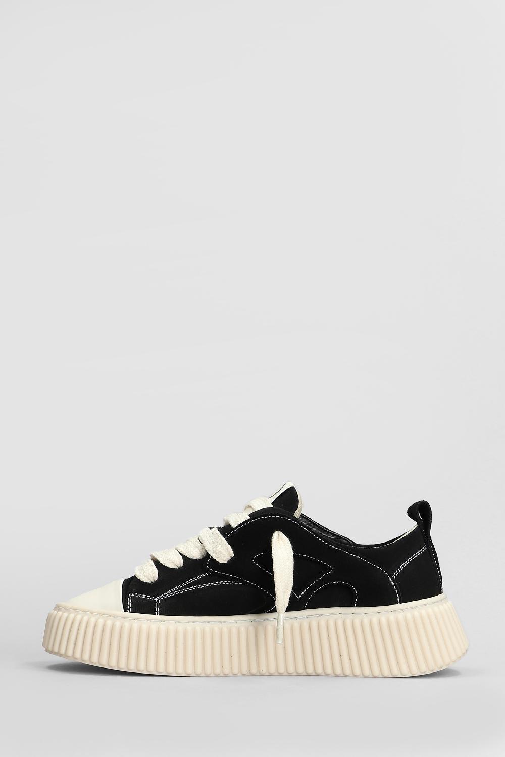 Deliberti Rhun Sneakers In Camoscio Nero Cod. 409414 - Deliberti The Luxury Shopping