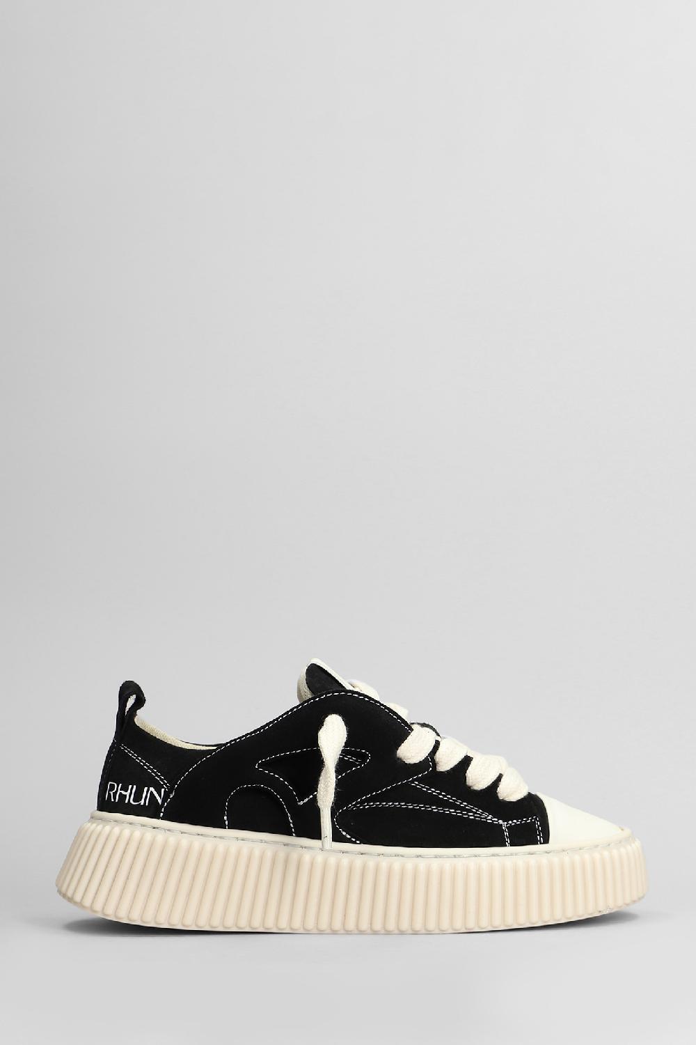 Deliberti Rhun Sneakers in camoscio nero cod. 409414 - Deliberti The Luxury Shopping