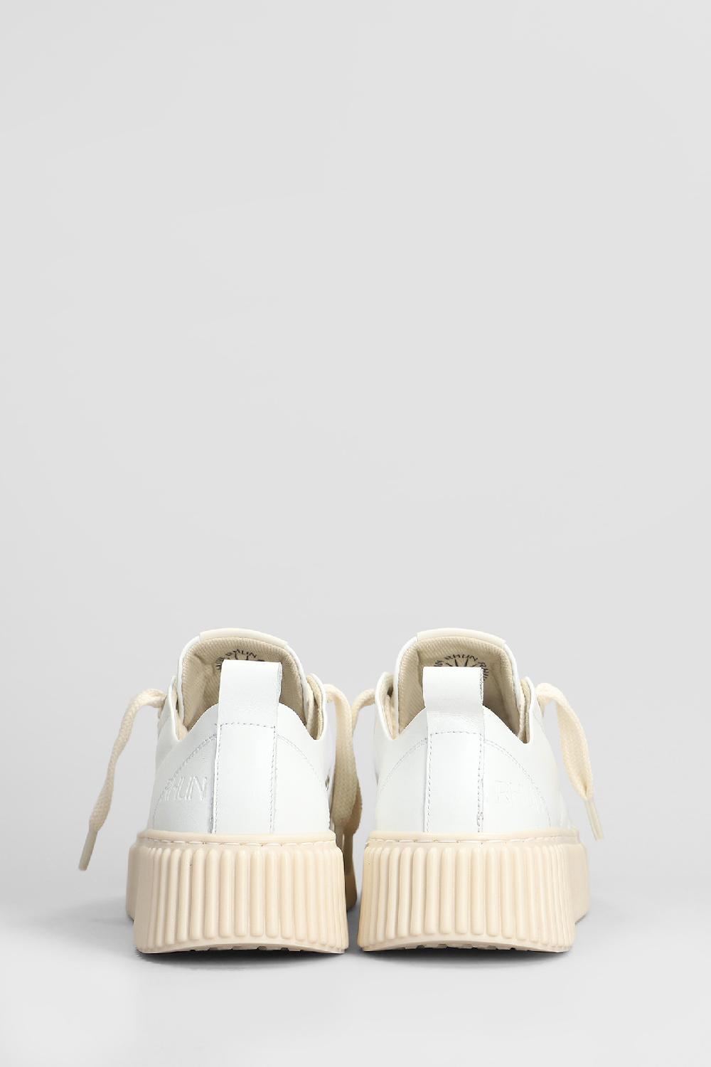 Deliberti Rhun Sneakers In Pelle Bianca Cod. 407669 - Deliberti The Luxury Shopping