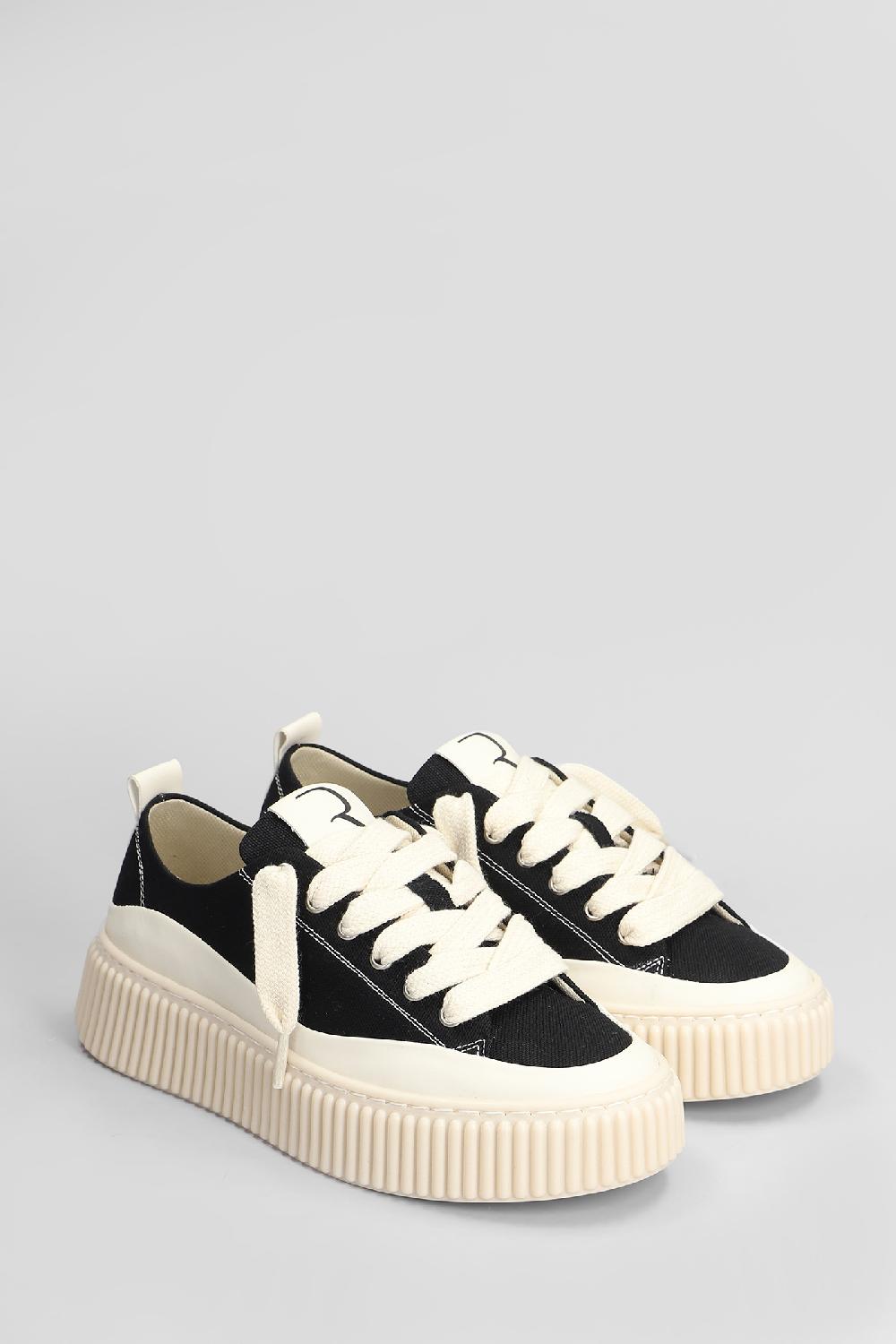 Deliberti Rhun Sneakers In Tela Nera Cod. 407670 - Deliberti The Luxury Shopping
