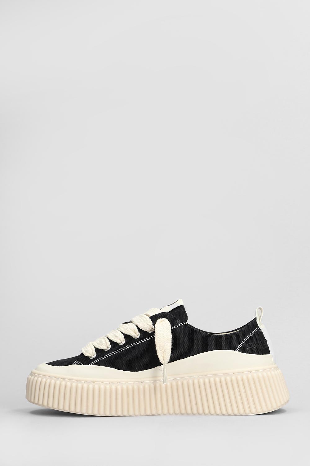 Deliberti Rhun Sneakers In Tela Nera Cod. 407670 - Deliberti The Luxury Shopping