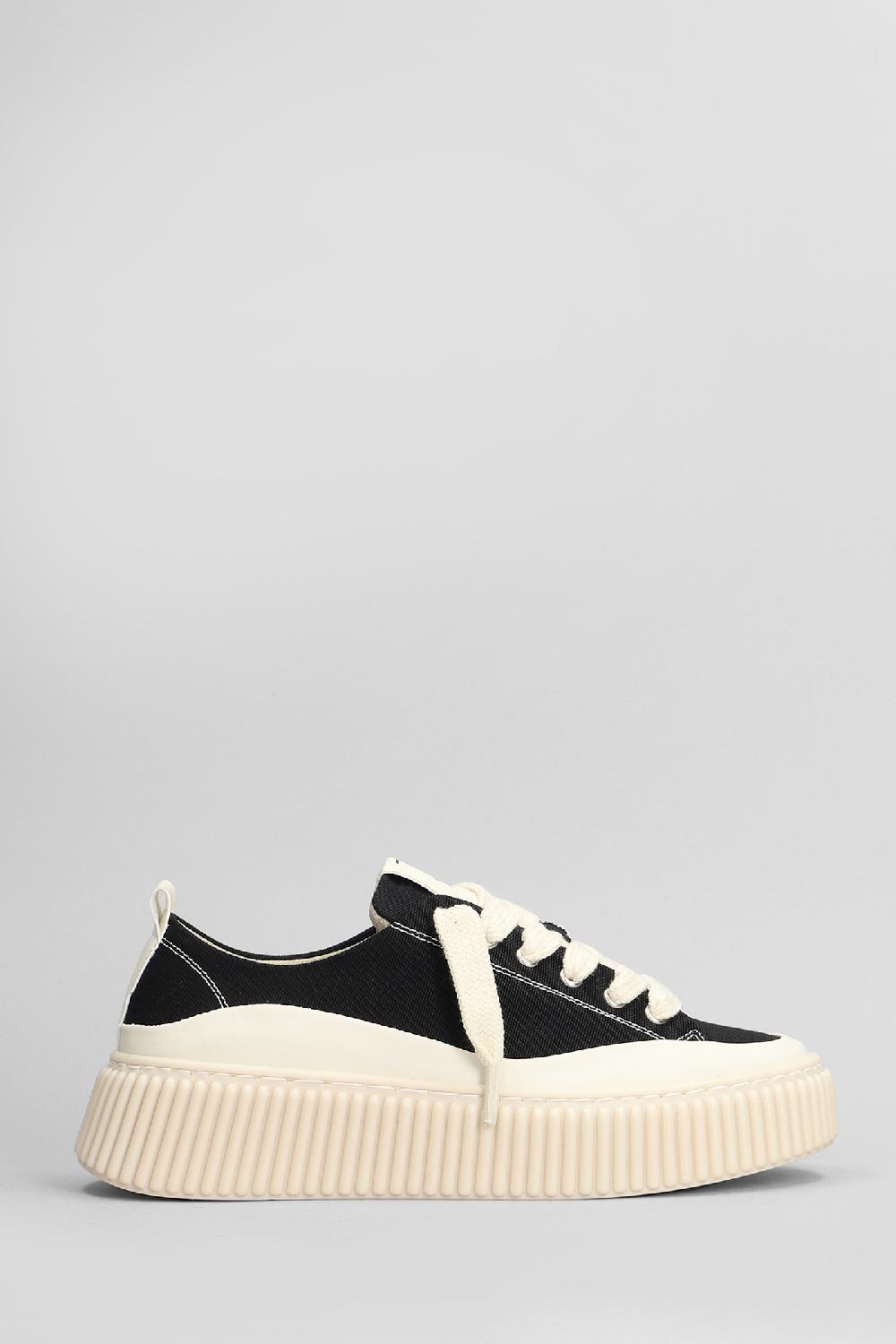 Deliberti Rhun Sneakers in tela nera cod. 407670 - Deliberti The Luxury Shopping