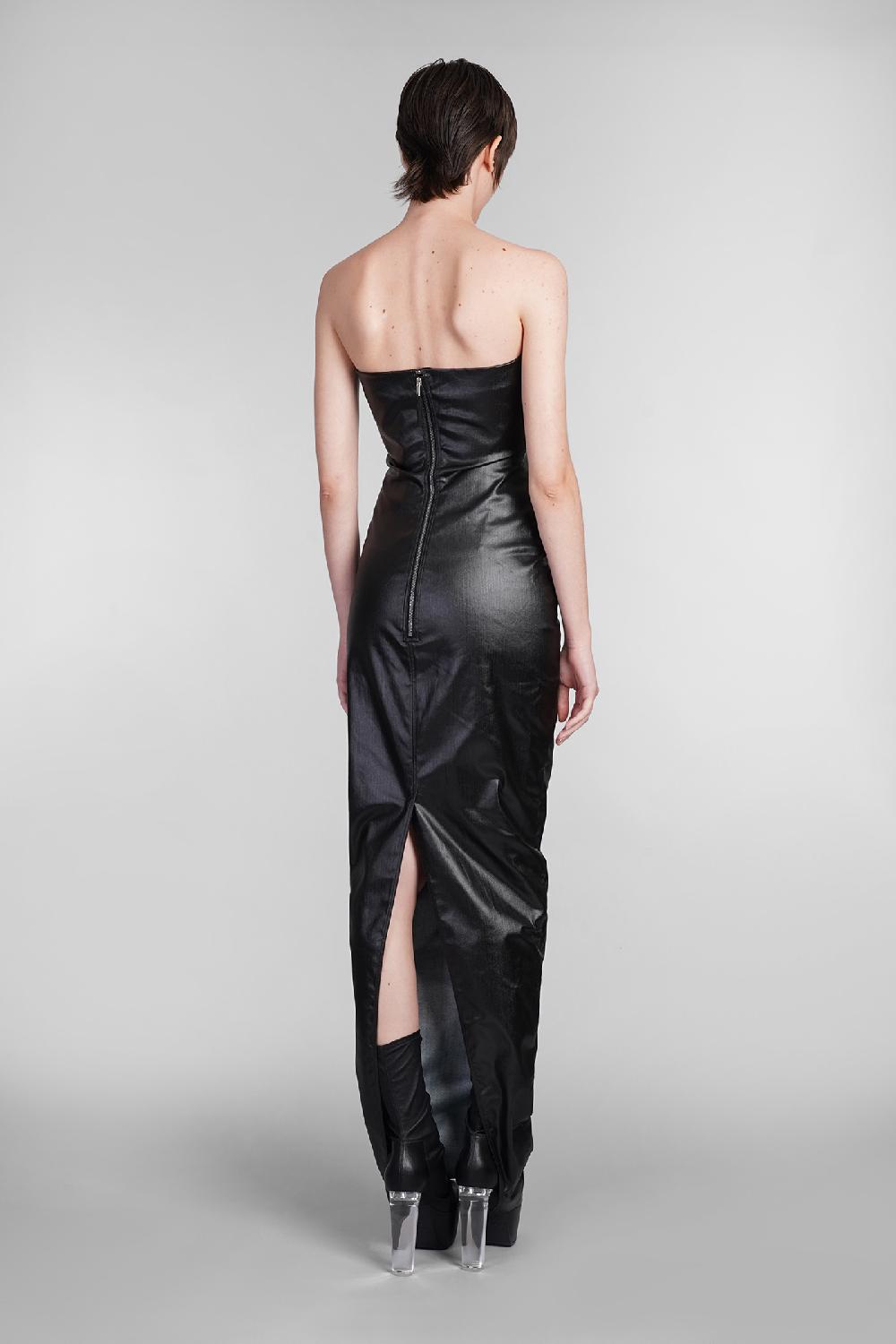 Deliberti Rick Owens Abito Prong Gown In Cotone Nero Cod. 402140 - Deliberti The Luxury Shopping