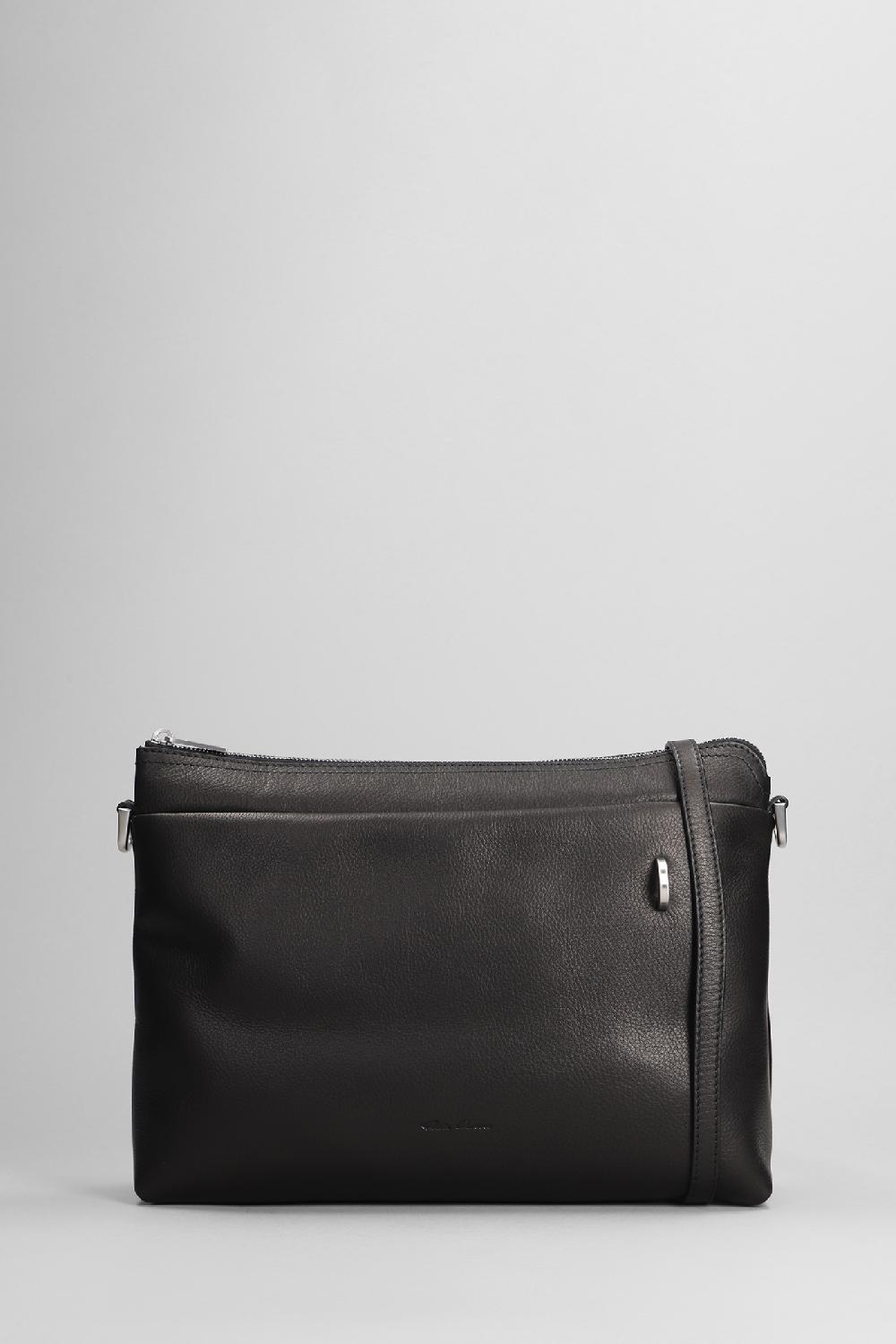 Deliberti Rick Owens Borsa a spalla adri in pelle nera cod. 402221 - Deliberti The Luxury Shopping