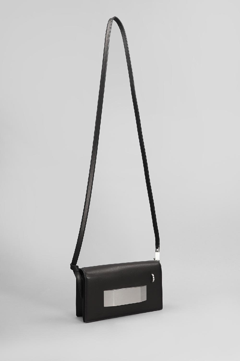 Deliberti Rick Owens Borsa A Spalla Griffin In Pelle Nera Cod. 403004 - Deliberti The Luxury Shopping