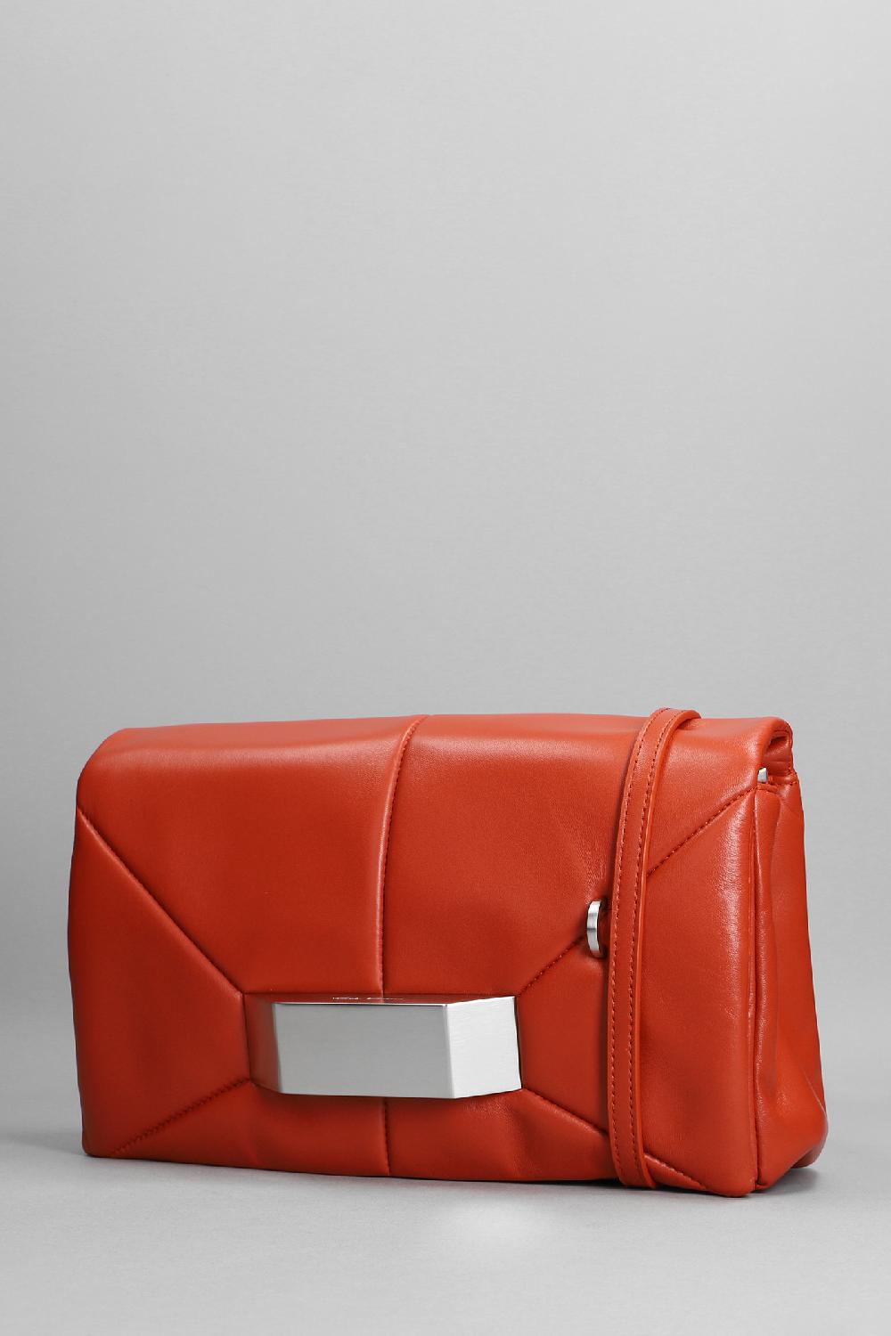 Deliberti Rick Owens Borsa A Spalla In Pelle Arancione Cod. 359520 - Deliberti The Luxury Shopping