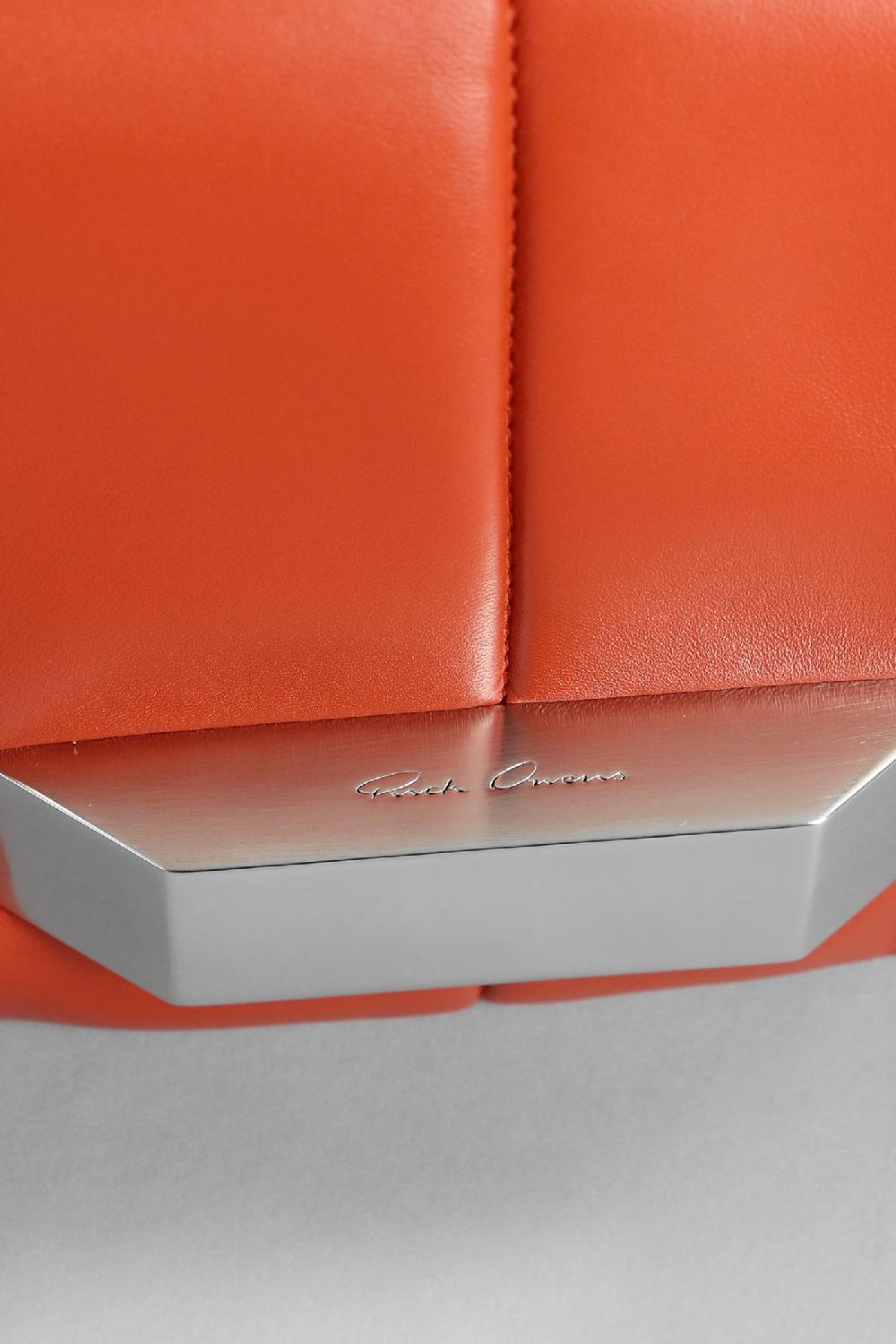 Deliberti Rick Owens Borsa A Spalla In Pelle Arancione Cod. 359520 - Deliberti The Luxury Shopping