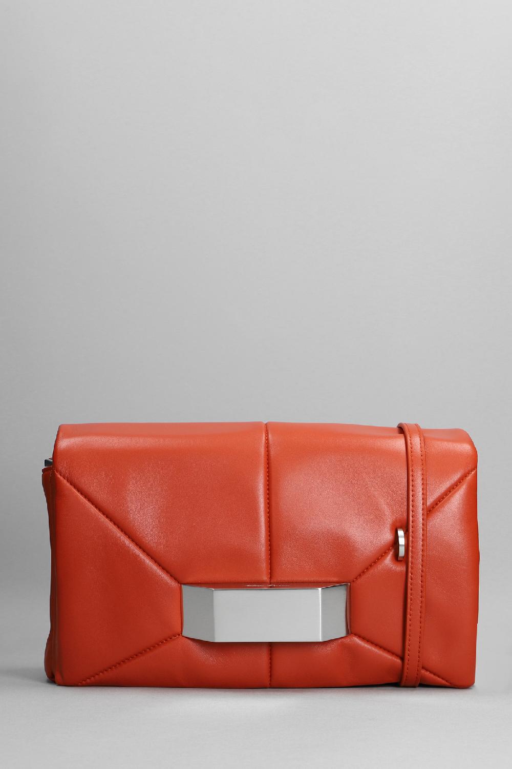 Deliberti Rick Owens Borsa a spalla in pelle arancione cod. 359520 - Deliberti The Luxury Shopping