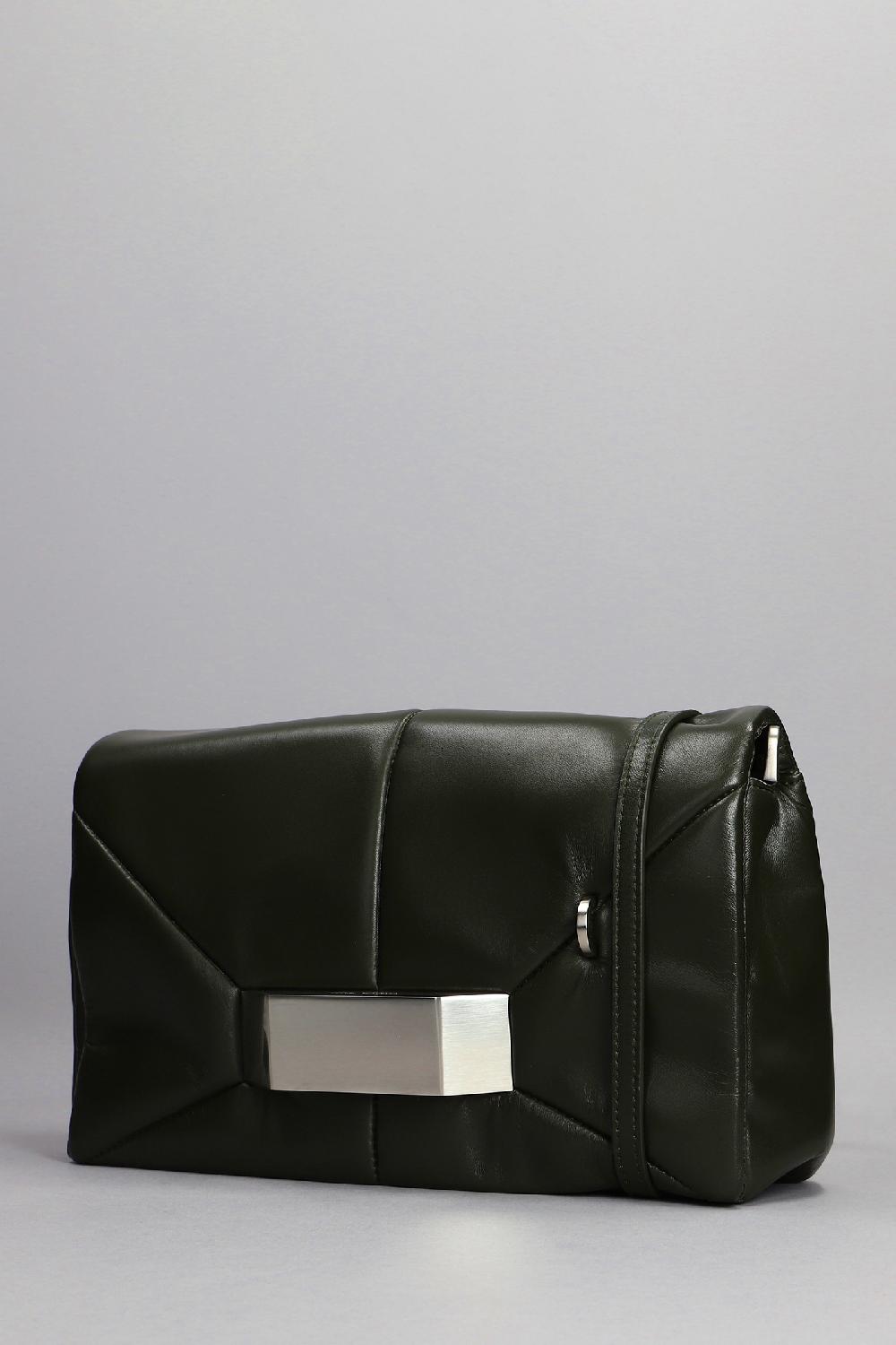 Deliberti Rick Owens Borsa A Spalla In Pelle Verde Cod. 359519 - Deliberti The Luxury Shopping