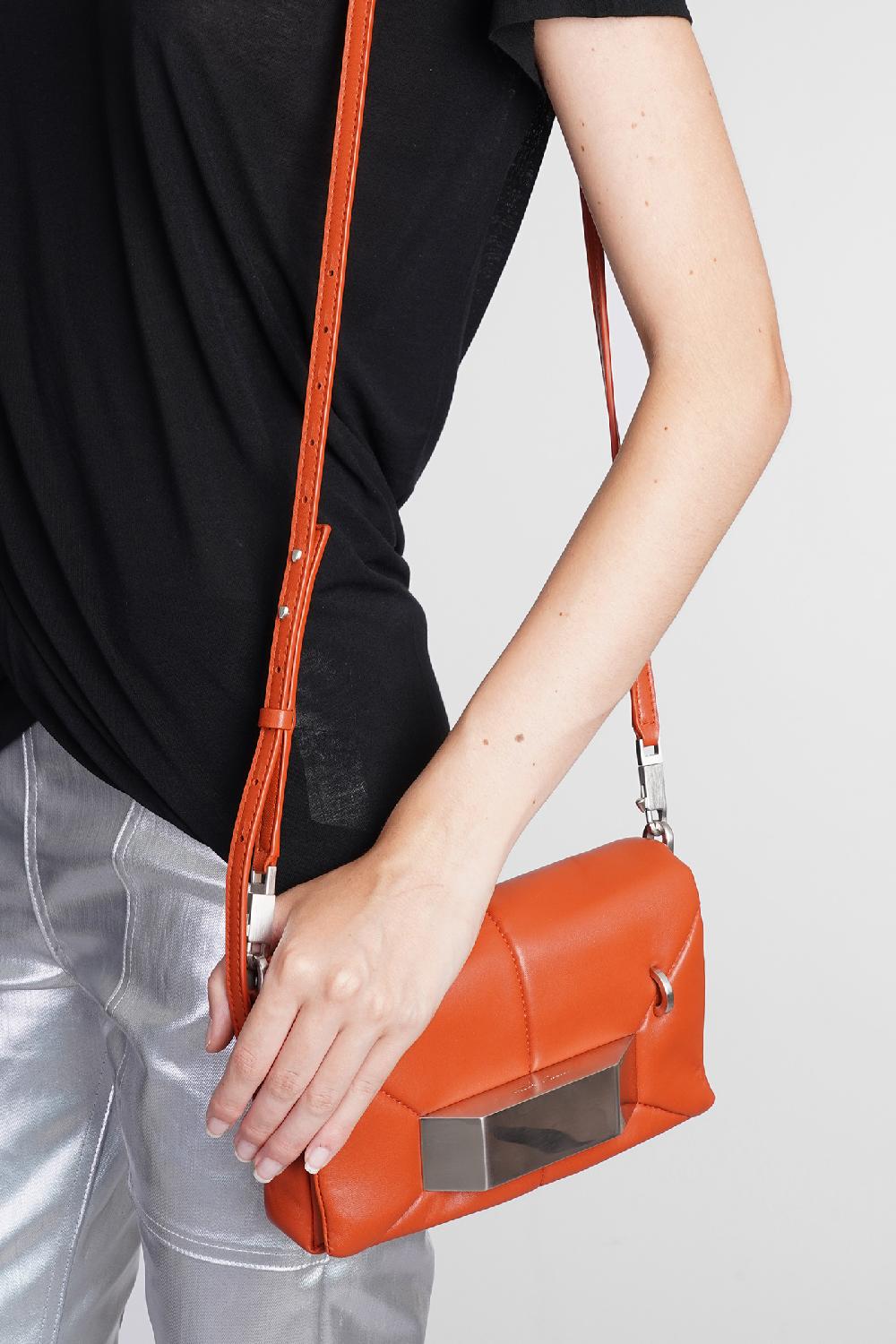 Deliberti Rick Owens Borsa A Spalla Quilted Griffin In Pelle Arancione Cod. 359534 - Deliberti The Luxury Shopping