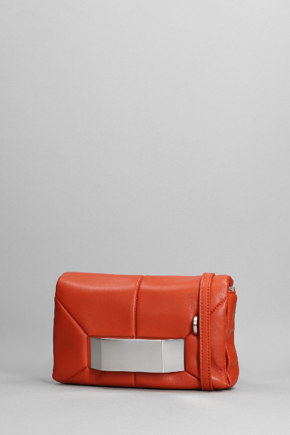 Deliberti Rick Owens Borsa A Spalla Quilted Griffin In Pelle Arancione Cod. 359534 - Deliberti The Luxury Shopping