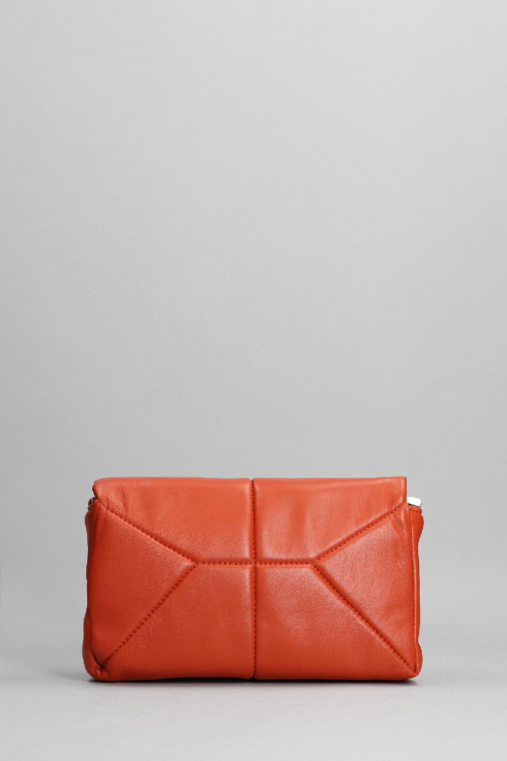 Deliberti Rick Owens Borsa A Spalla Quilted Griffin In Pelle Arancione Cod. 359534 - Deliberti The Luxury Shopping