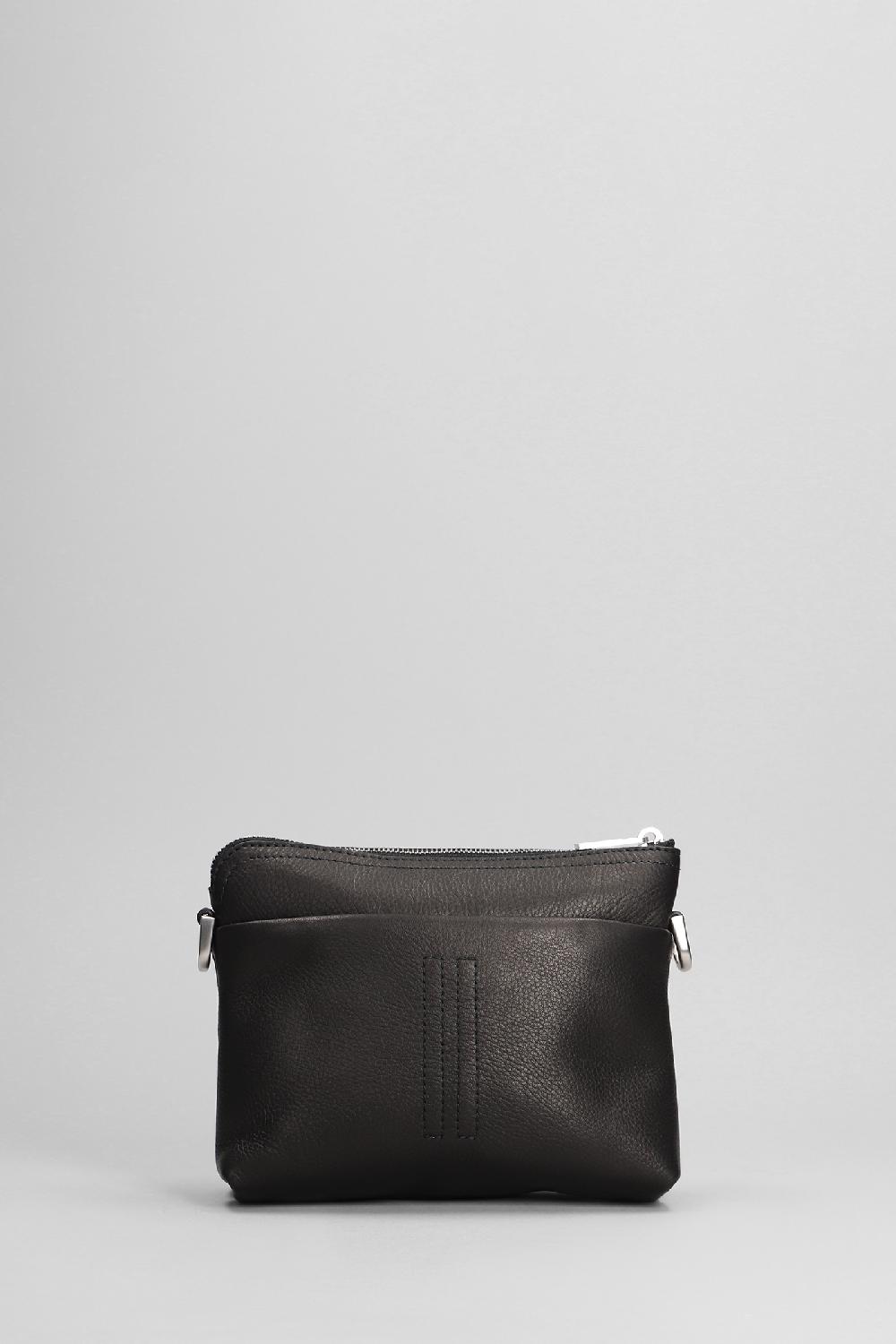 Deliberti Rick Owens Borsa A Spalla Small Adri In Pelle Nera Cod. 402220 - Deliberti The Luxury Shopping