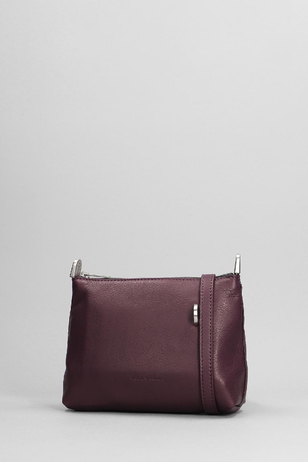 Deliberti Rick Owens Borsa A Spalla Small Adri In Pelle Viola Cod. 382990 - Deliberti The Luxury Shopping