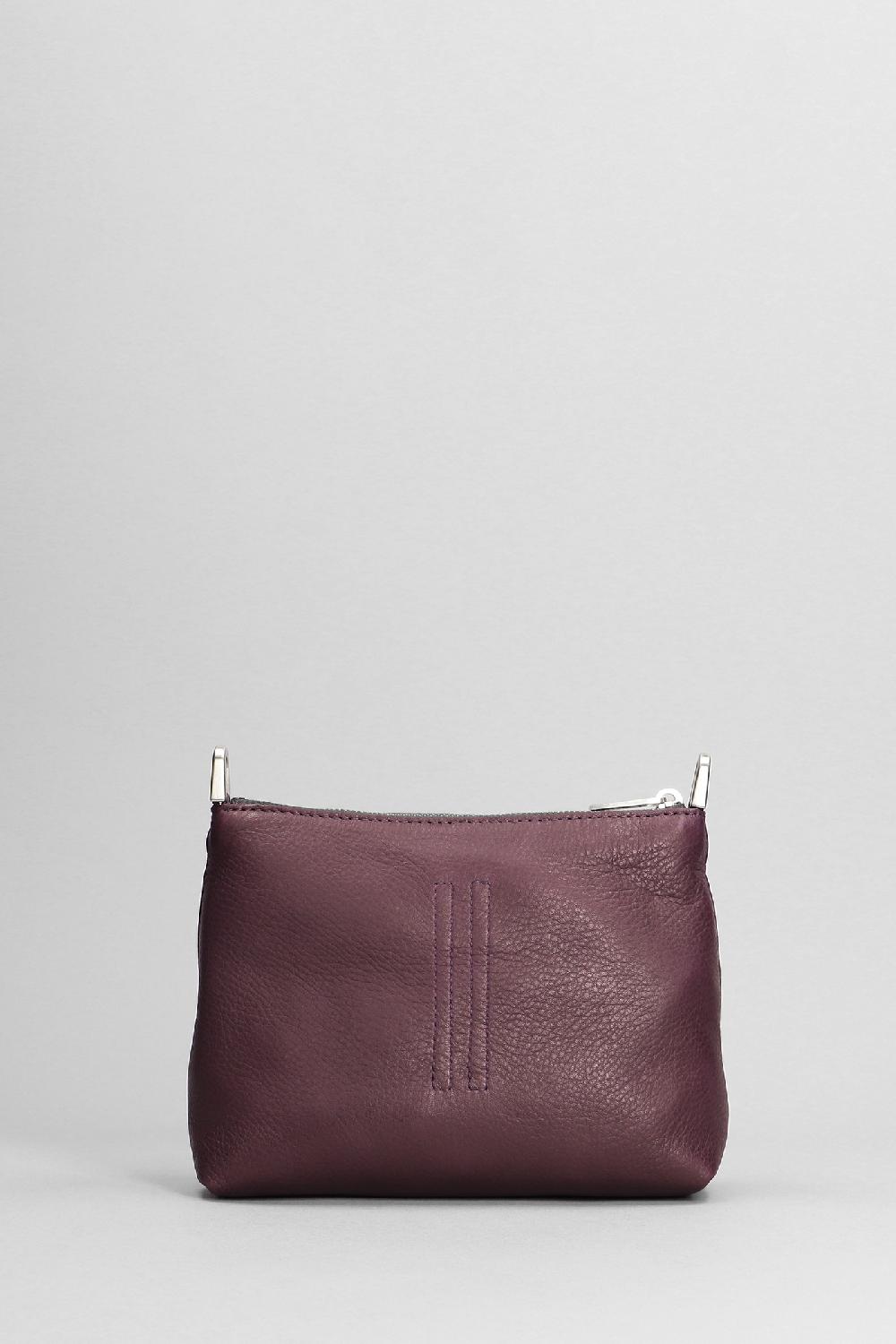 Deliberti Rick Owens Borsa A Spalla Small Adri In Pelle Viola Cod. 382990 - Deliberti The Luxury Shopping