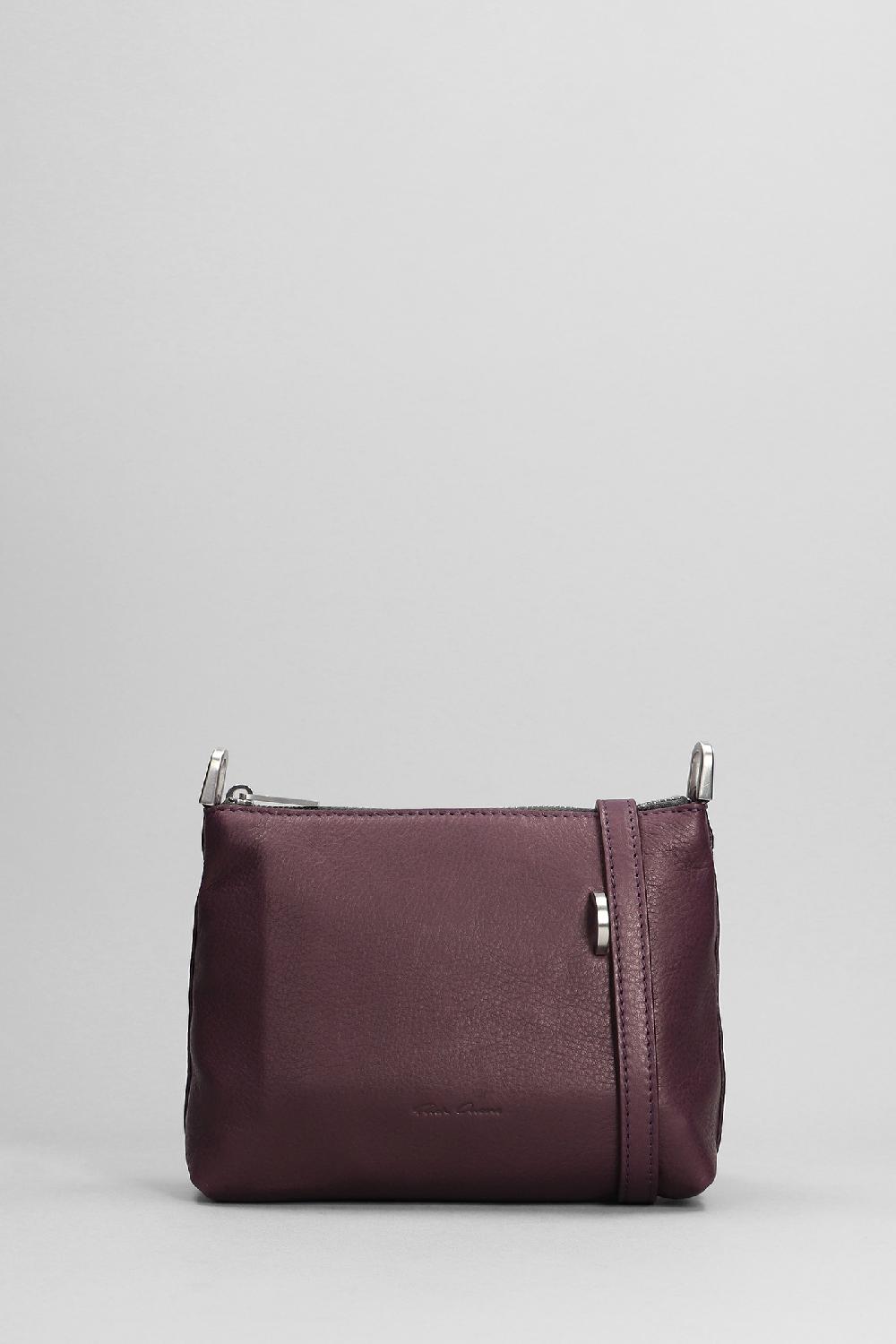 Deliberti Rick Owens Borsa a spalla small adri in pelle viola cod. 382990 - Deliberti The Luxury Shopping
