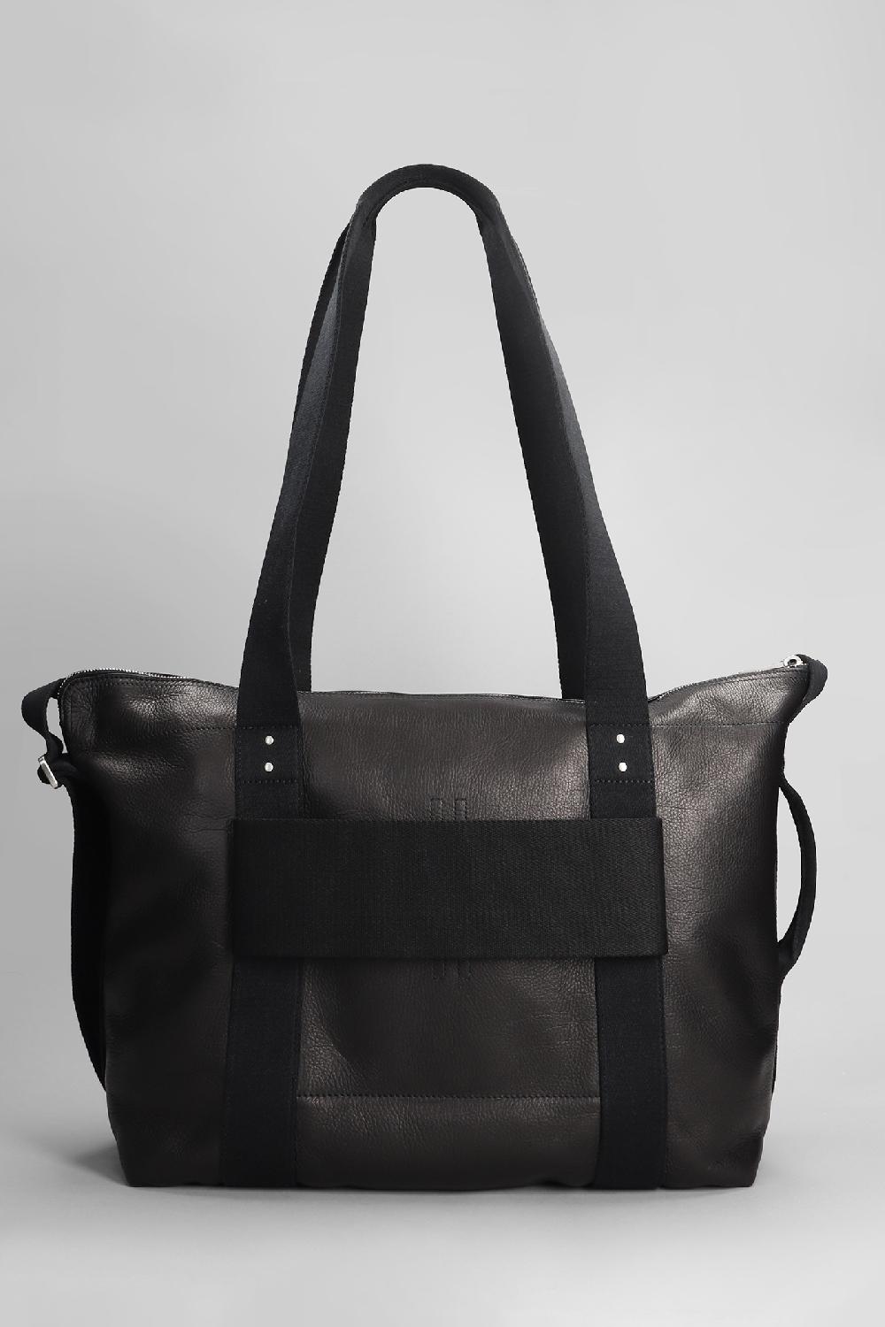 Deliberti Rick Owens Borsa A Spalla Trolley In Pelle Nera Cod. 402222 - Deliberti The Luxury Shopping