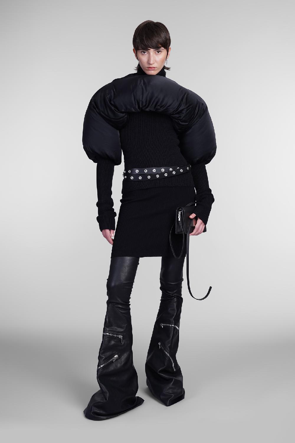 Deliberti Rick Owens Coprispalla Duvetina Shroud In Acetato Nero Cod. 406373 - Deliberti The Luxury Shopping