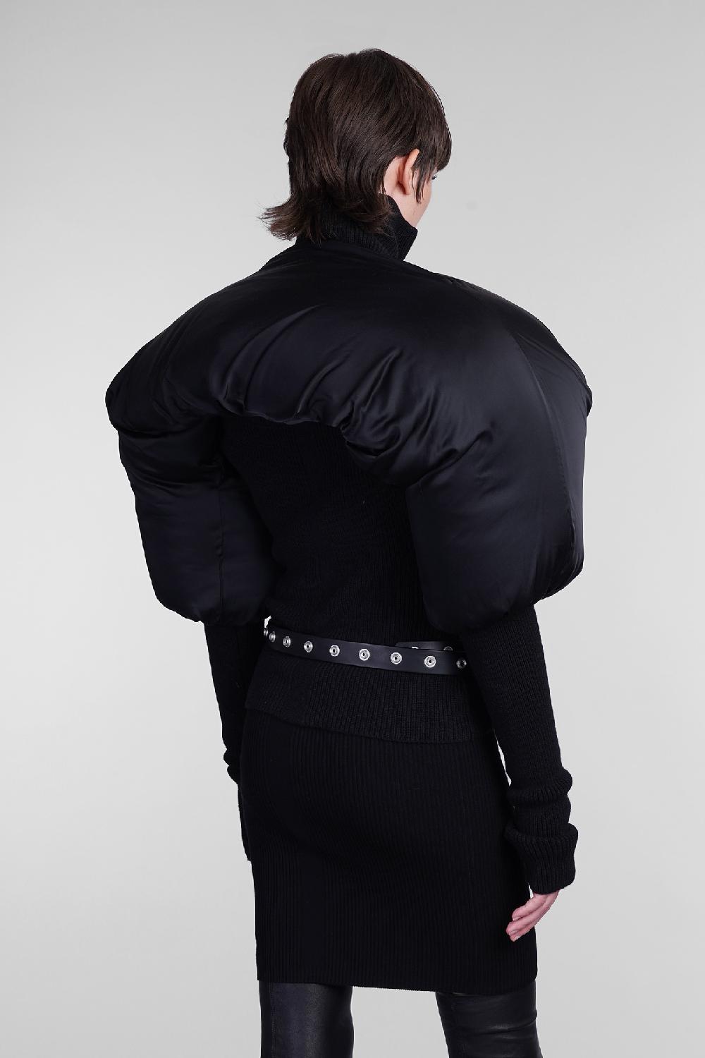 Deliberti Rick Owens Coprispalla Duvetina Shroud In Acetato Nero Cod. 406373 - Deliberti The Luxury Shopping