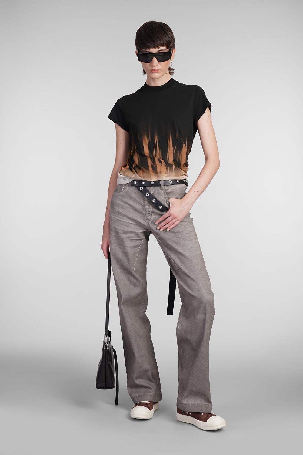 Deliberti Rick Owens DRKSHDW Jeans Geth Jeans In Cotone Grigio Cod. 403027 - Deliberti The Luxury Shopping