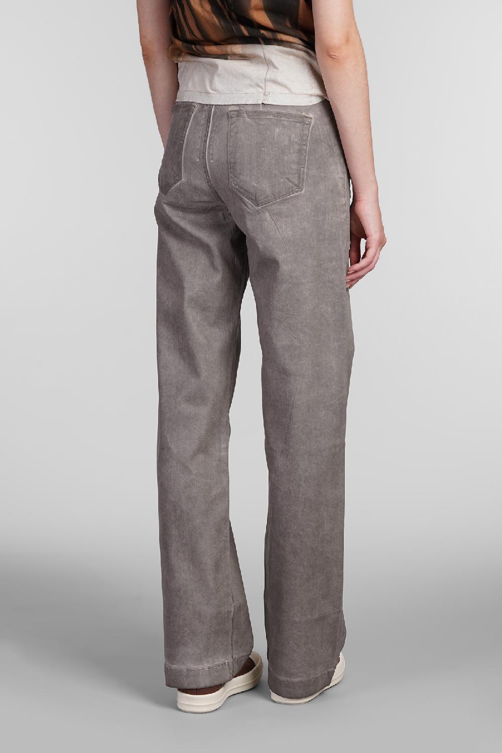 Deliberti Rick Owens DRKSHDW Jeans Geth Jeans In Cotone Grigio Cod. 403027 - Deliberti The Luxury Shopping