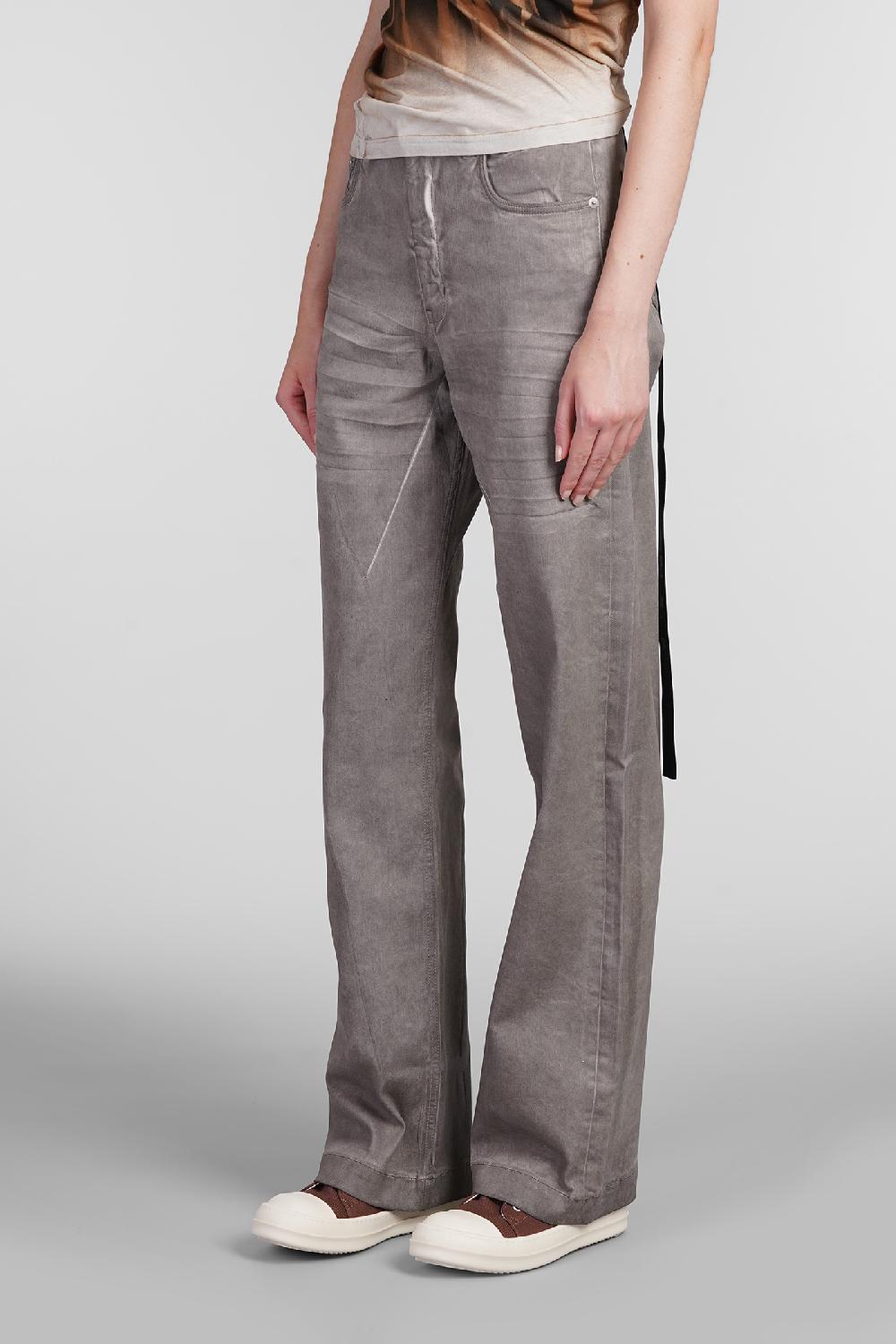 Deliberti Rick Owens DRKSHDW Jeans Geth Jeans In Cotone Grigio Cod. 403027 - Deliberti The Luxury Shopping
