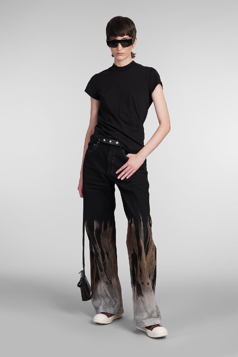 Deliberti Rick Owens DRKSHDW Jeans Geth Jeans In Cotone Nero Cod. 404063 - Deliberti The Luxury Shopping