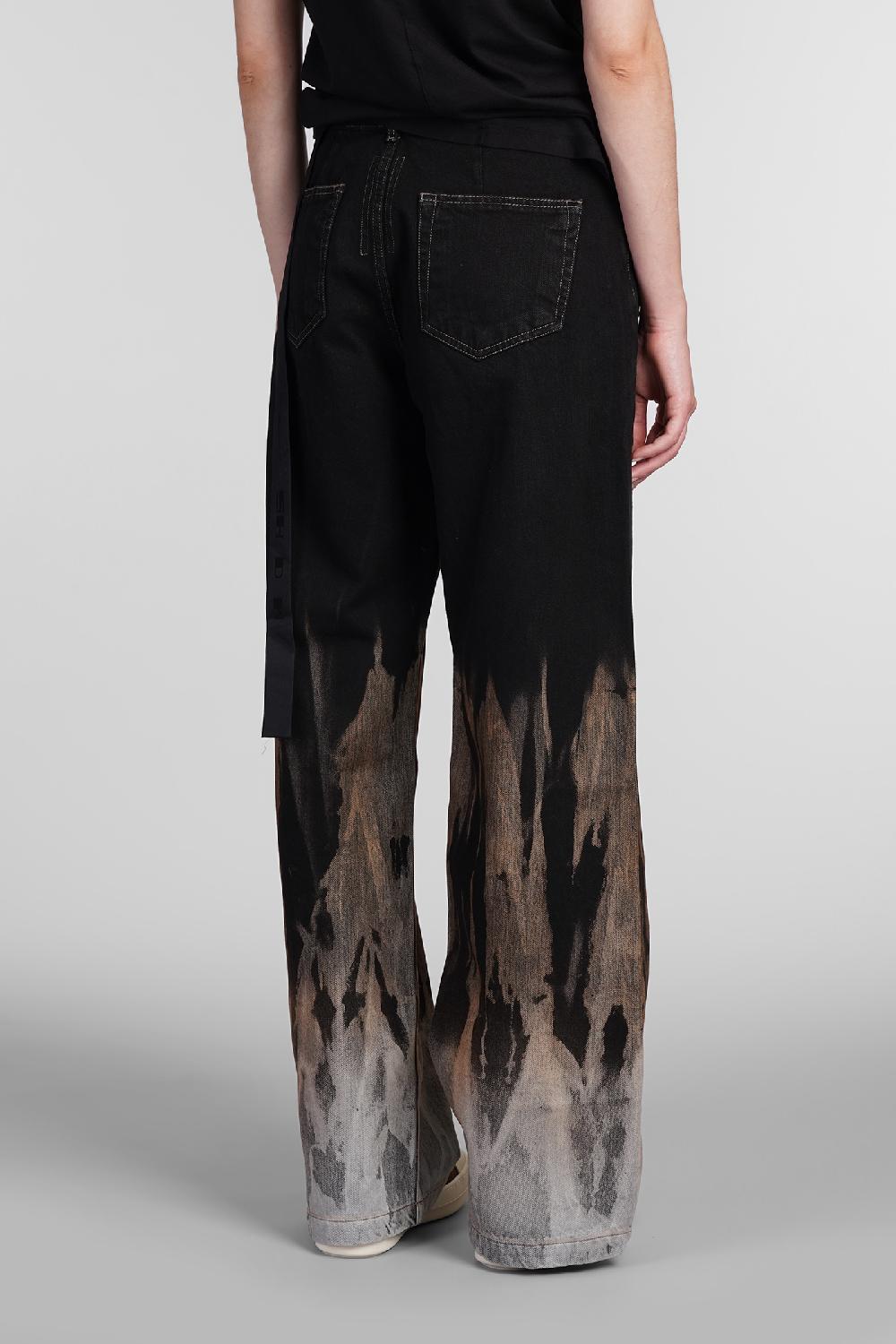 Deliberti Rick Owens DRKSHDW Jeans Geth Jeans In Cotone Nero Cod. 404063 - Deliberti The Luxury Shopping