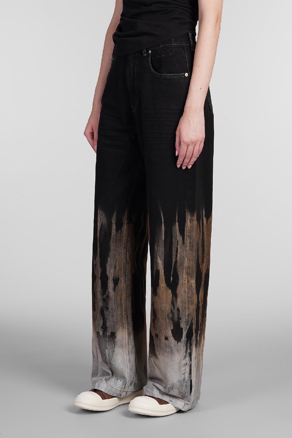 Deliberti Rick Owens DRKSHDW Jeans Geth Jeans In Cotone Nero Cod. 404063 - Deliberti The Luxury Shopping