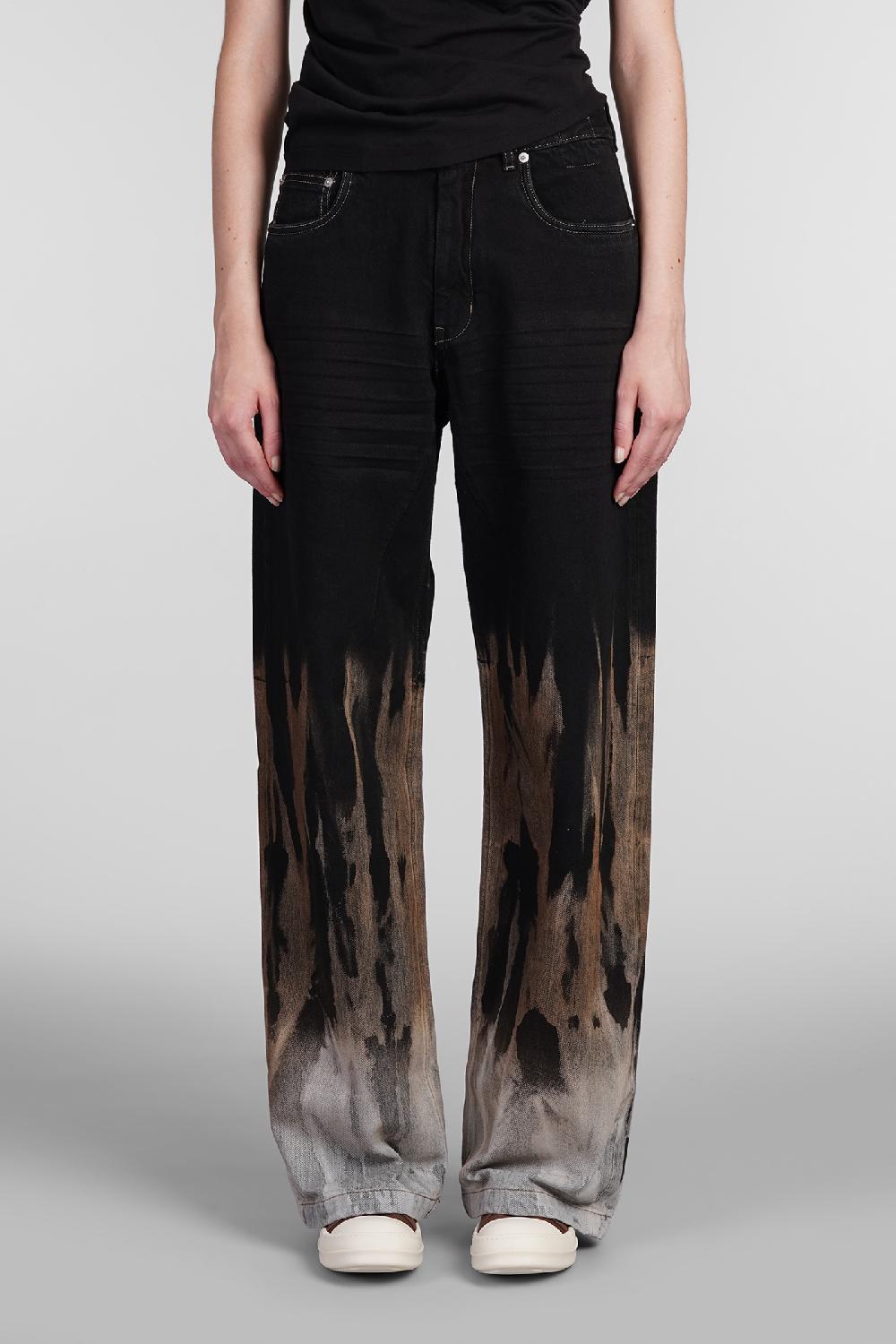 Deliberti Rick Owens DRKSHDW Jeans geth jeans in cotone nero cod. 404063 - Deliberti The Luxury Shopping
