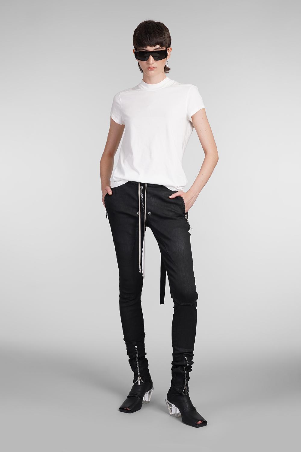 Deliberti Rick Owens DRKSHDW Pantalone Gary Legging In Cotone Nero Cod. 403028 - Deliberti The Luxury Shopping